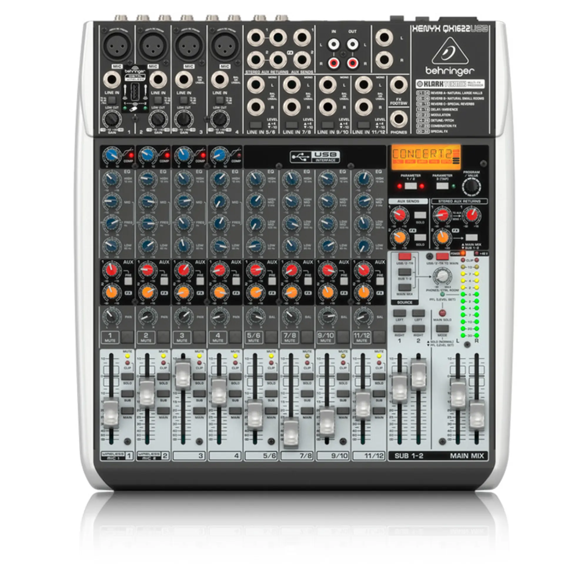 Микшерный пульт Behringer XENYX QX1622USB (1 / 4)