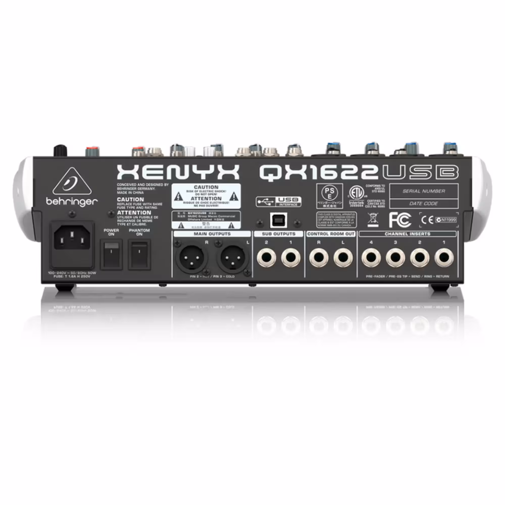 Микшерный пульт Behringer XENYX QX1622USB (4 / 4)