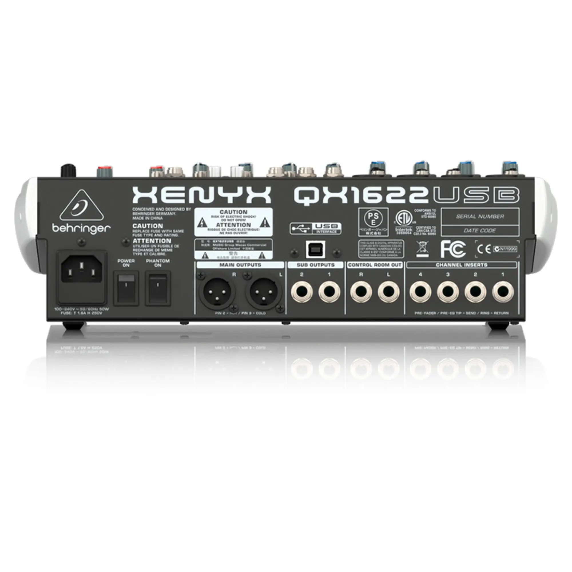 Микшерный пульт Behringer XENYX QX1622USB (4 / 4)