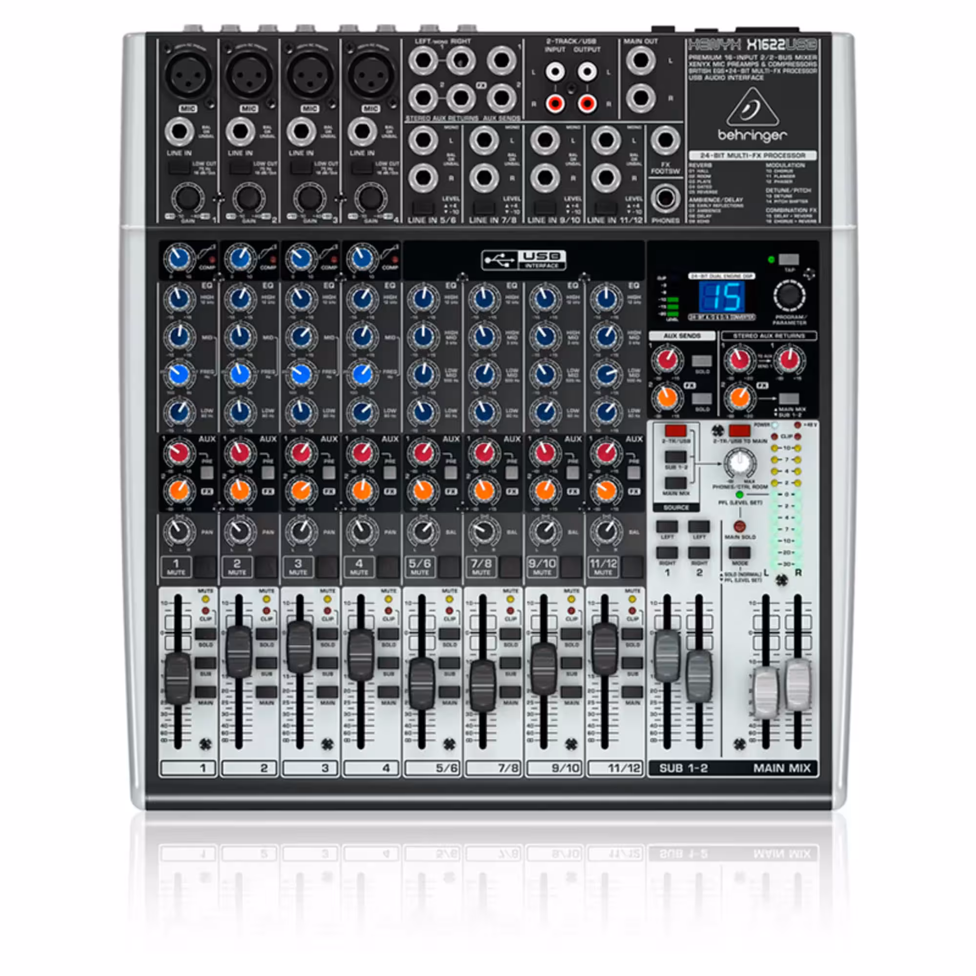 Микшерный пульт Behringer XENYX X1622USB (1 / 4)