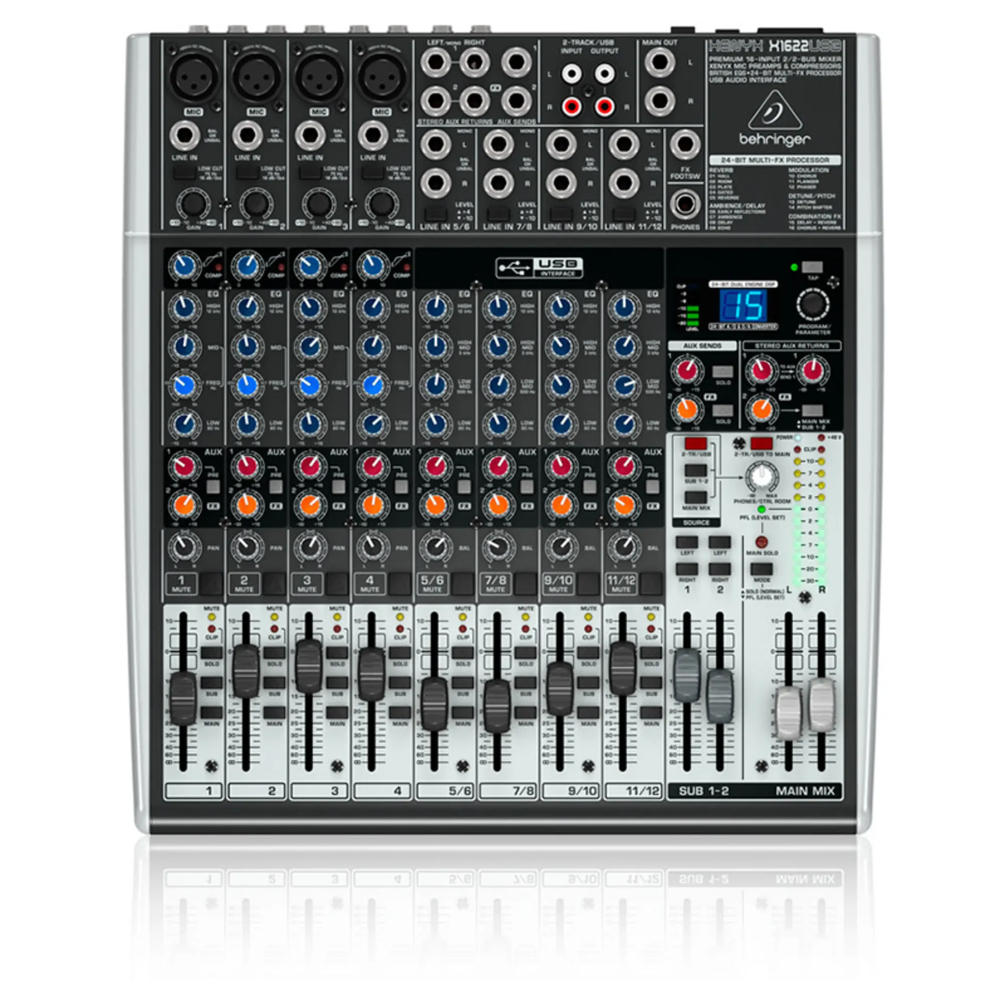 Микшерный пульт Behringer XENYX X1622USB (1 / 4)