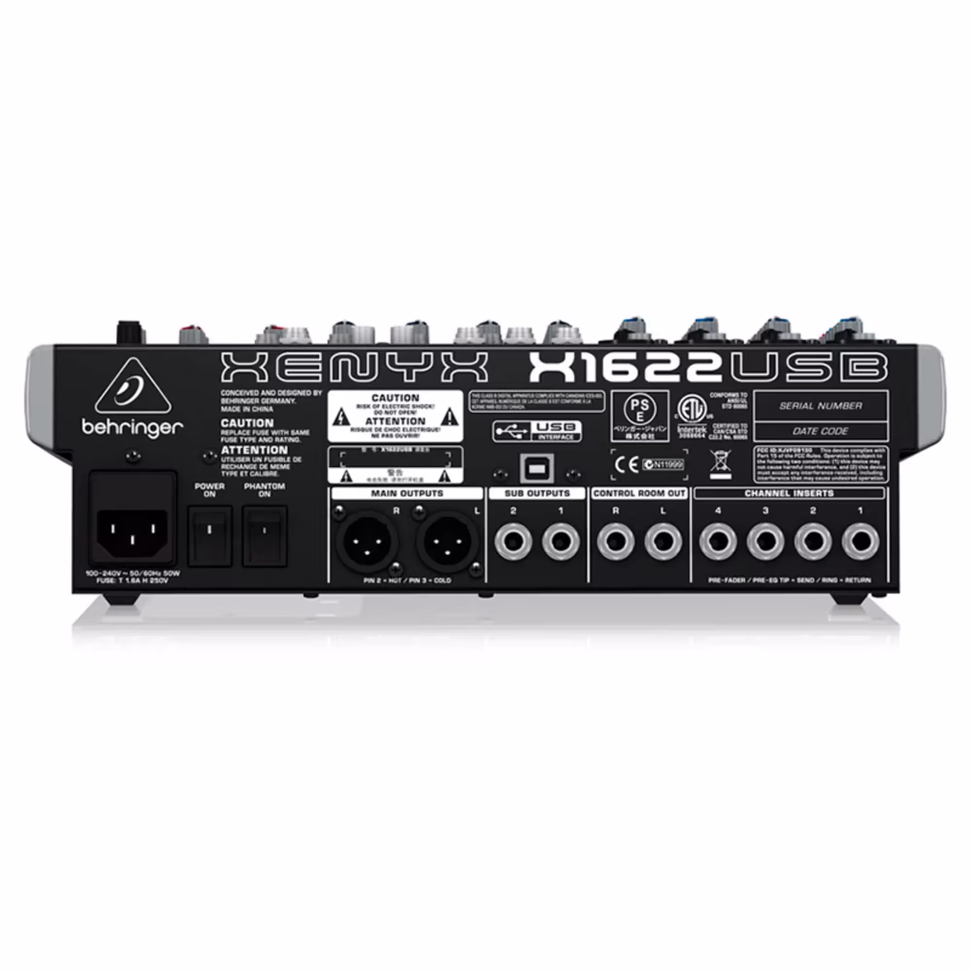 Микшерный пульт Behringer XENYX X1622USB (4 / 4)