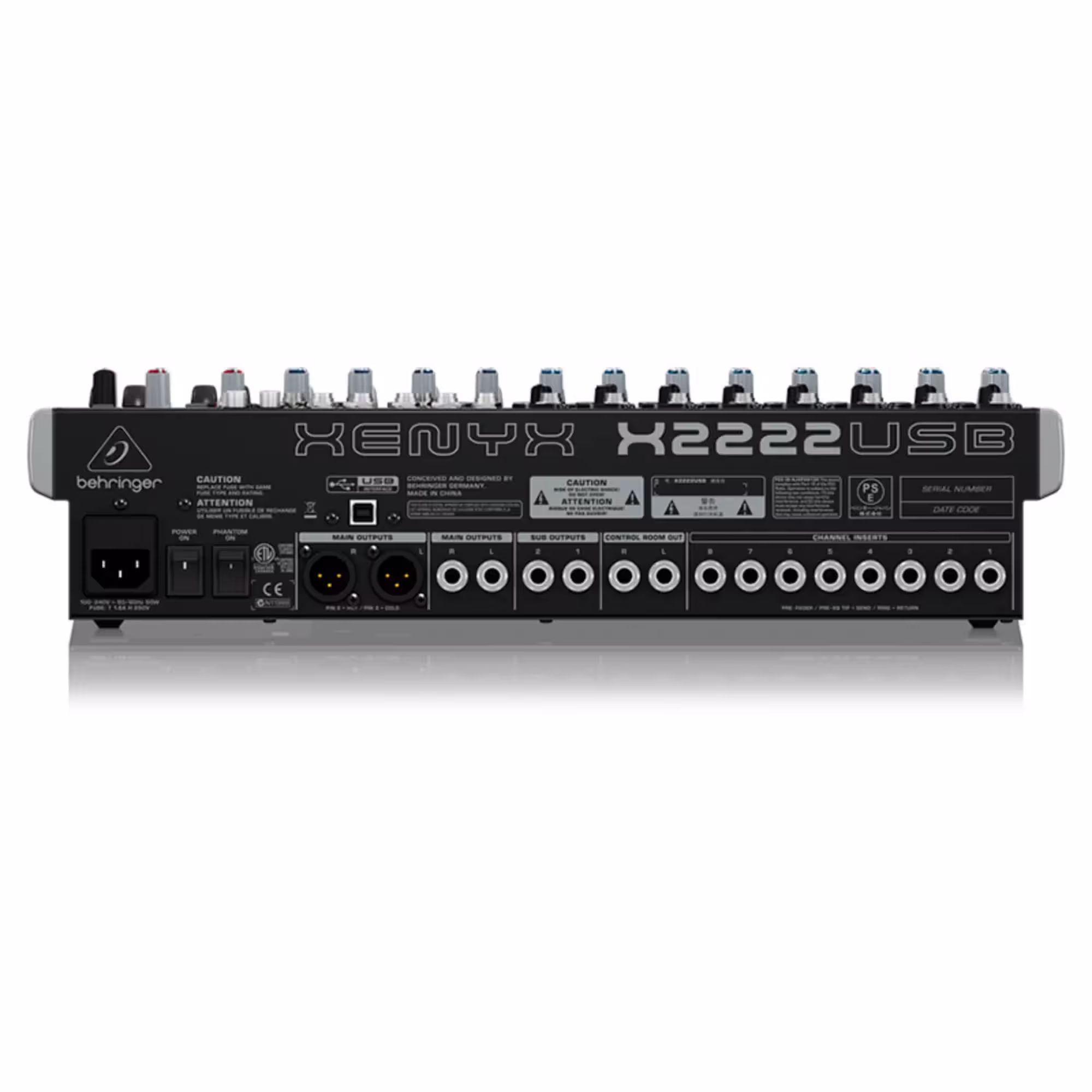 Микшерный пульт Behringer XENYX X2222USB (4 / 4)