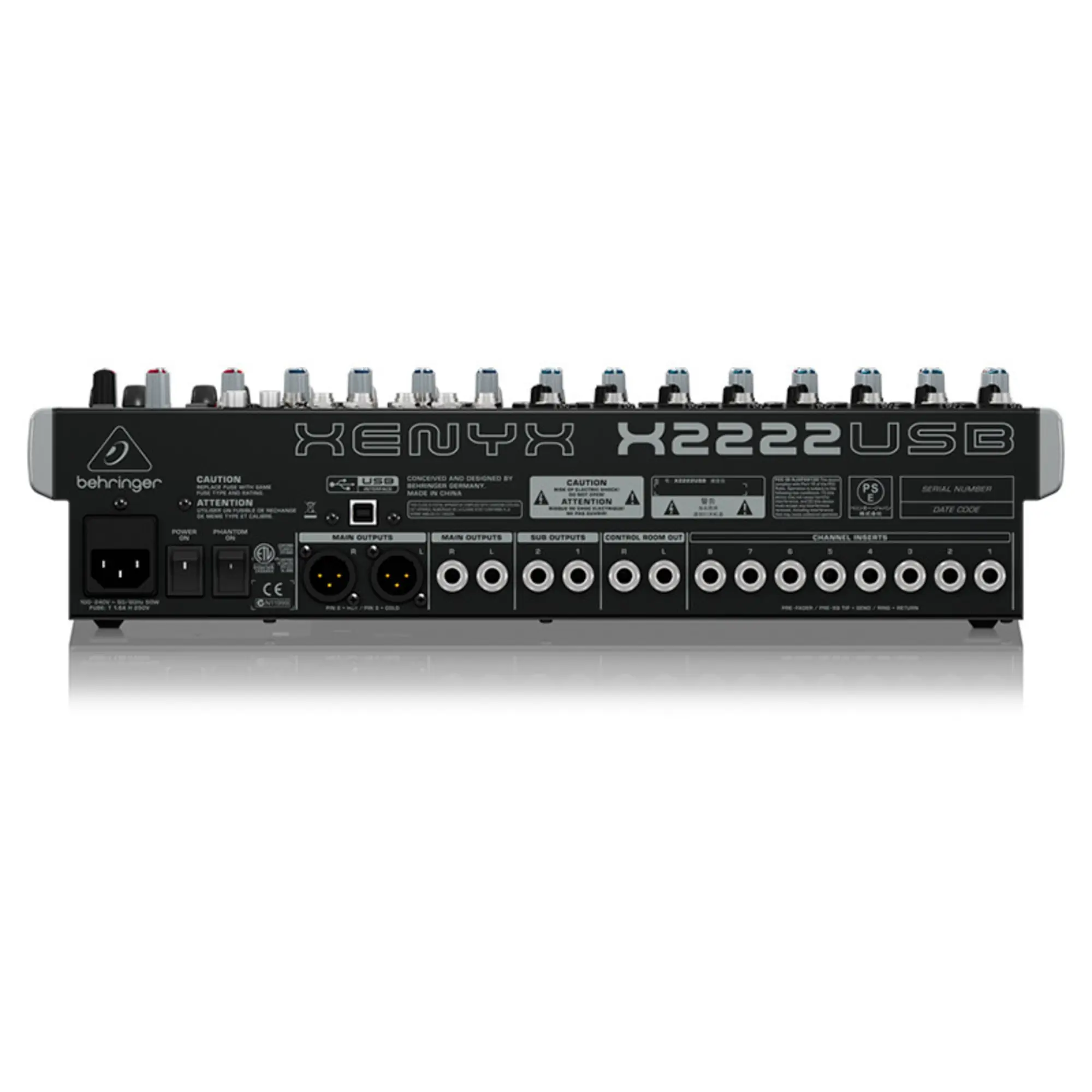 Микшерный пульт Behringer XENYX X2222USB (4 / 4)