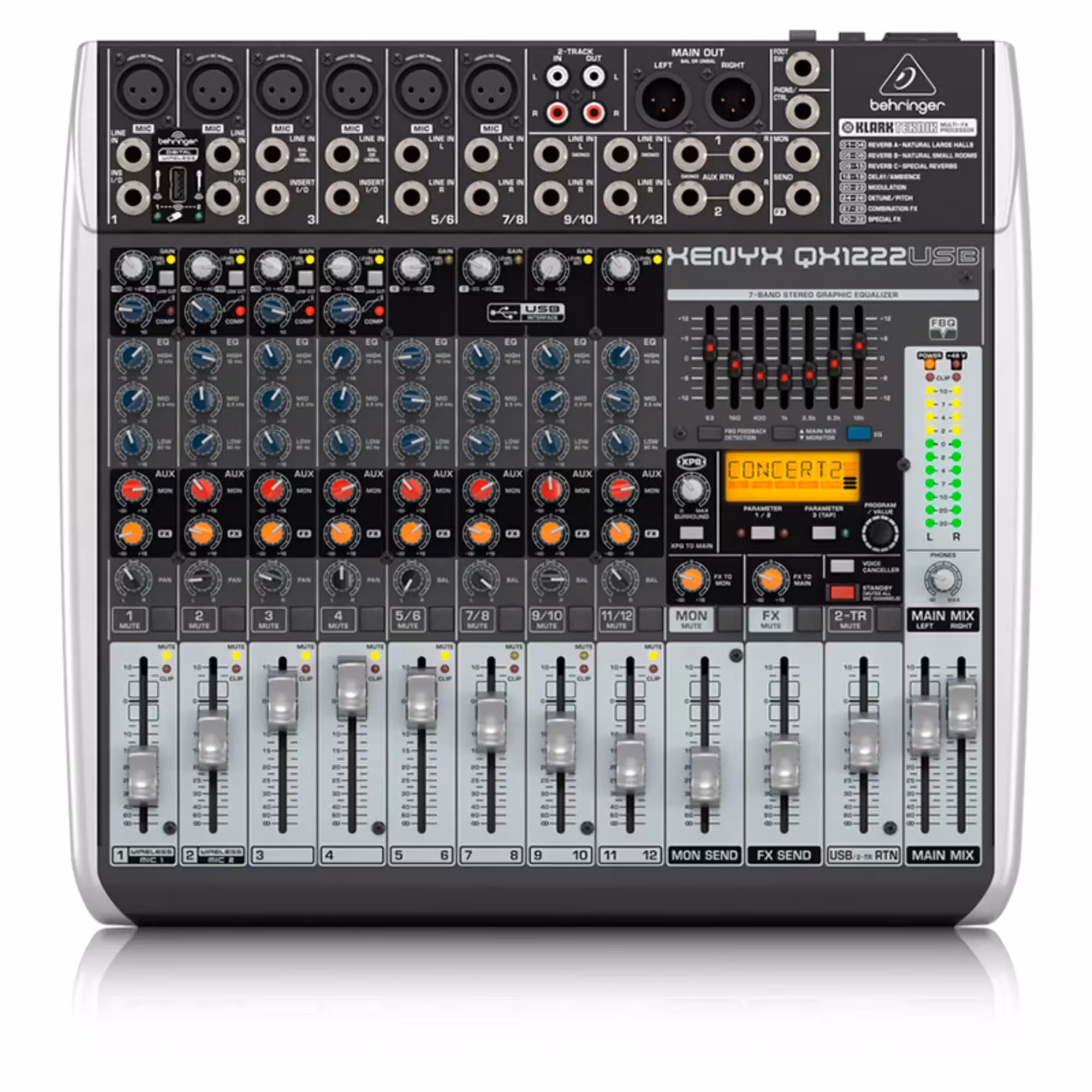 Микшерный пульт Behringer XENYX QX1222USB (1 / 4)