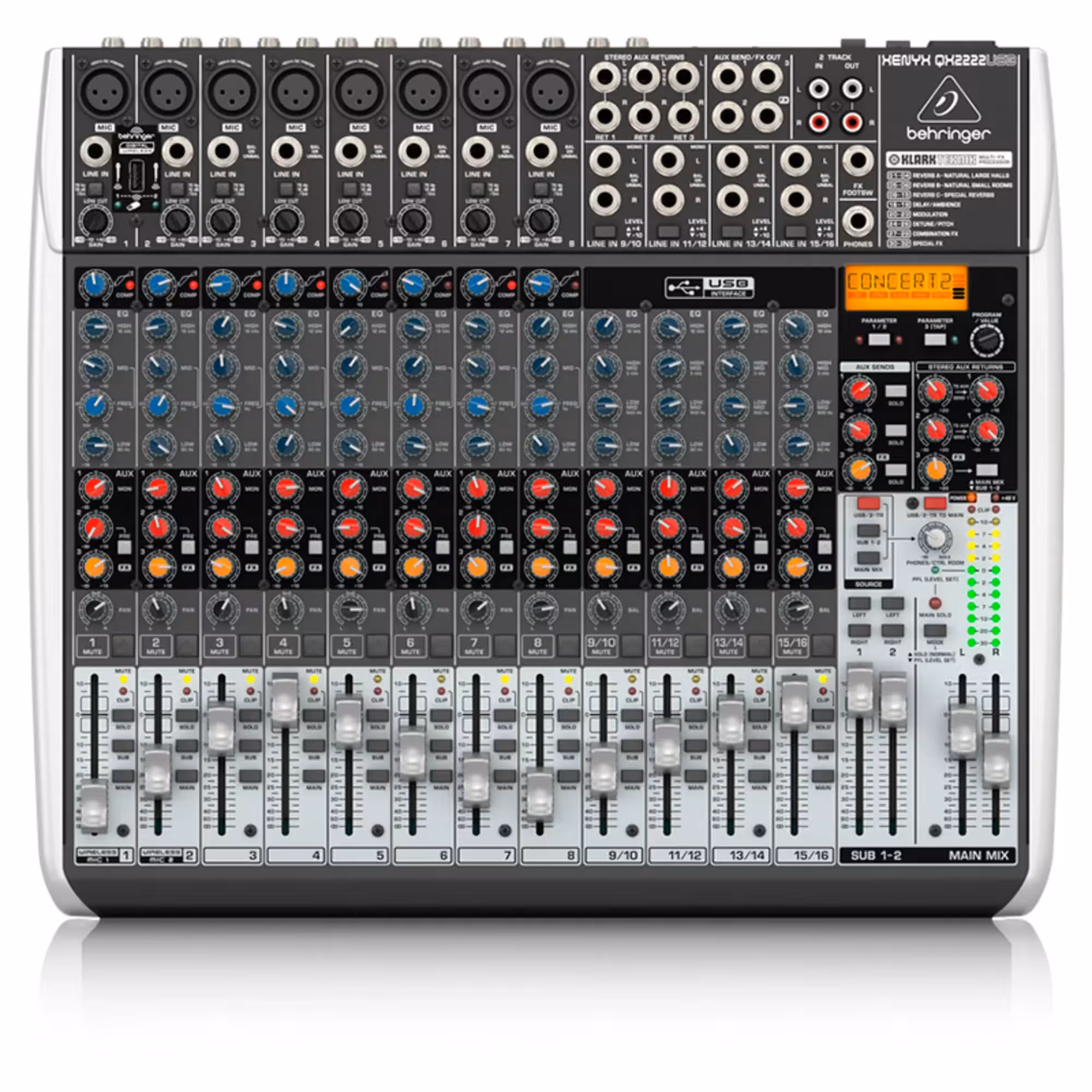 Микшерный пульт Behringer XENYX QX2222USB (1 / 4)