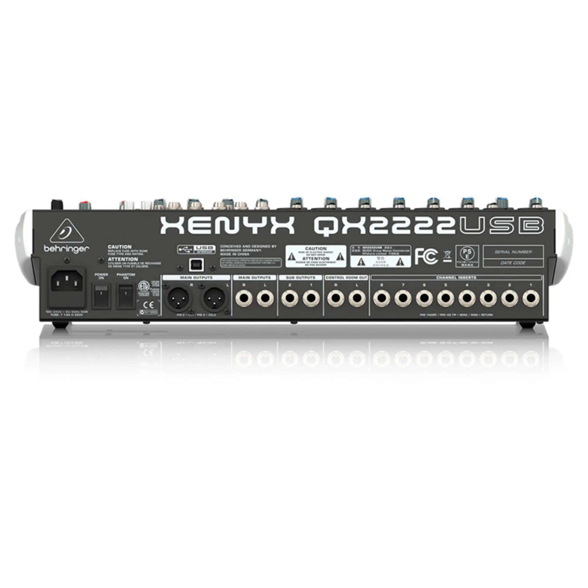 Микшерный пульт Behringer XENYX QX2222USB (4 / 4)