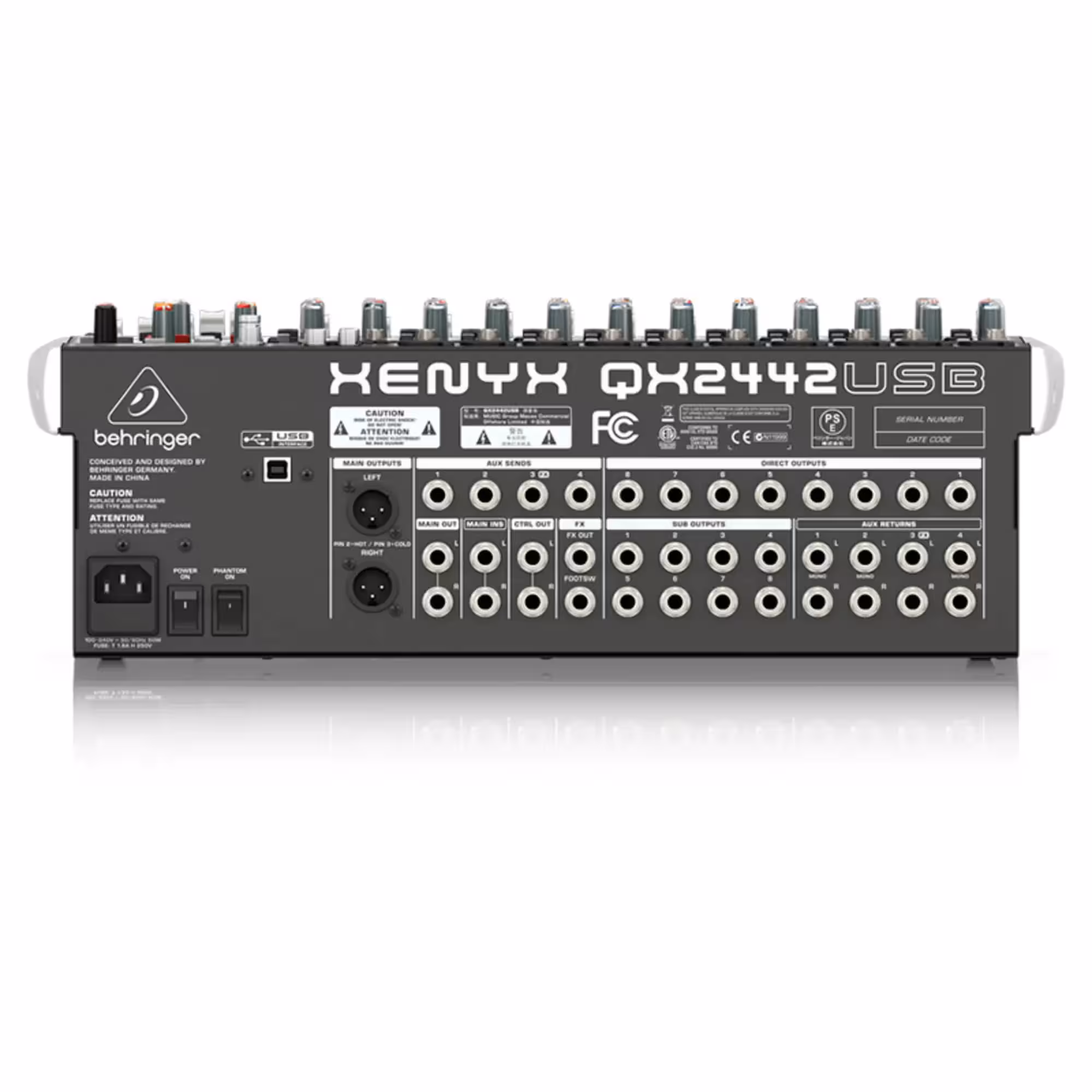 Микшерный пульт Behringer XENYX QX2442USB (4 / 4)