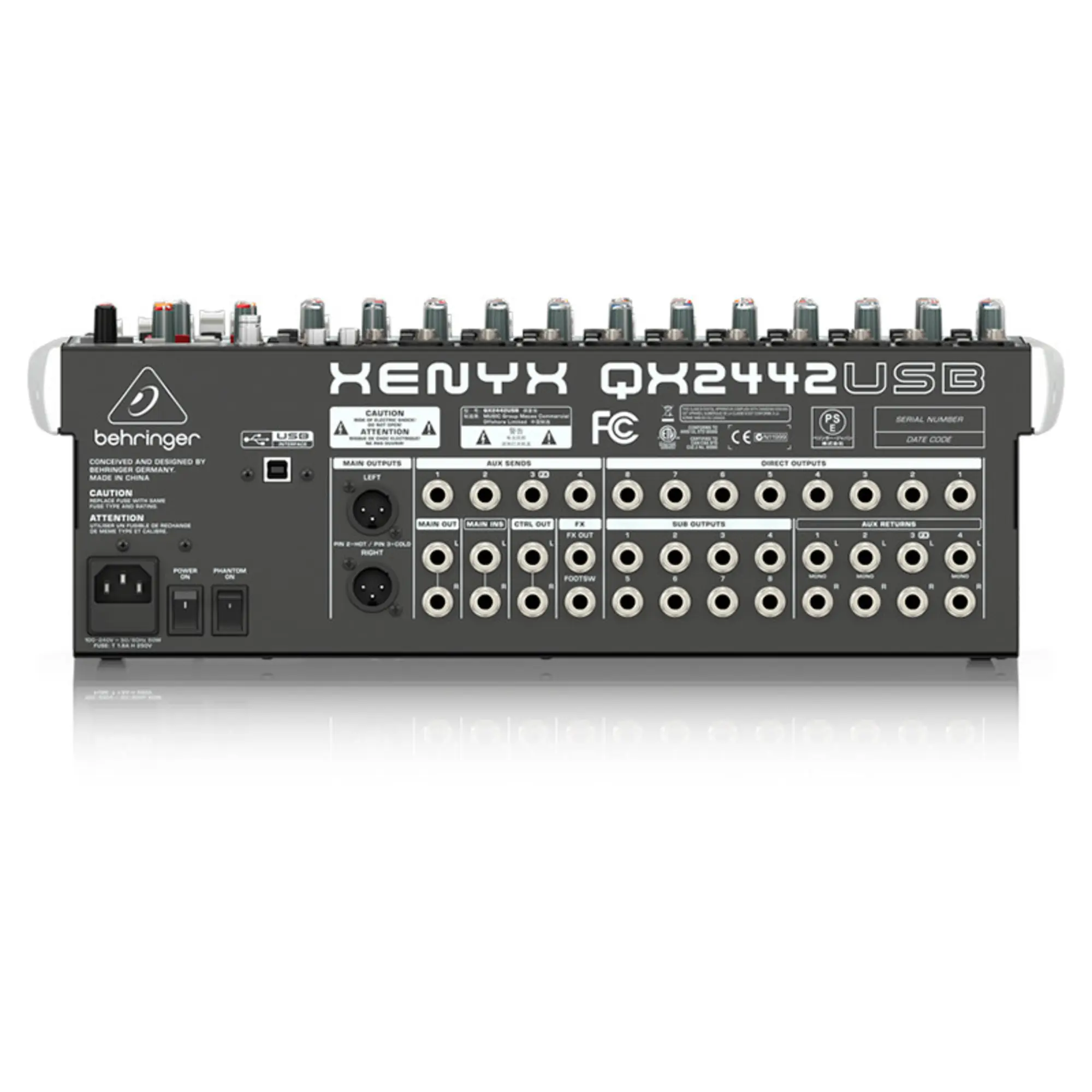Микшерный пульт Behringer XENYX QX2442USB (4 / 4)