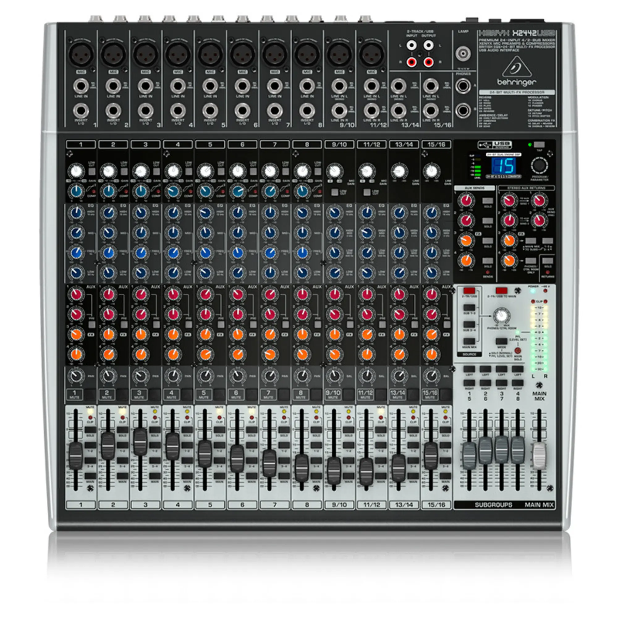 Микшерный пульт Behringer XENYX X2442USB (1 / 4)