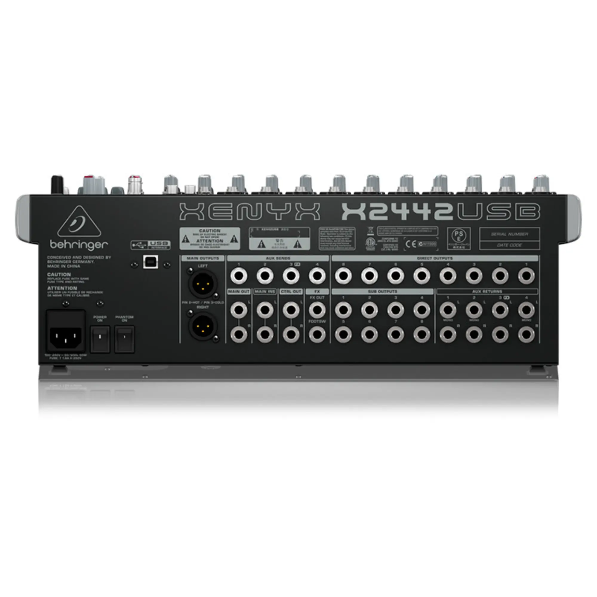 Микшерный пульт Behringer XENYX X2442USB (4 / 4)