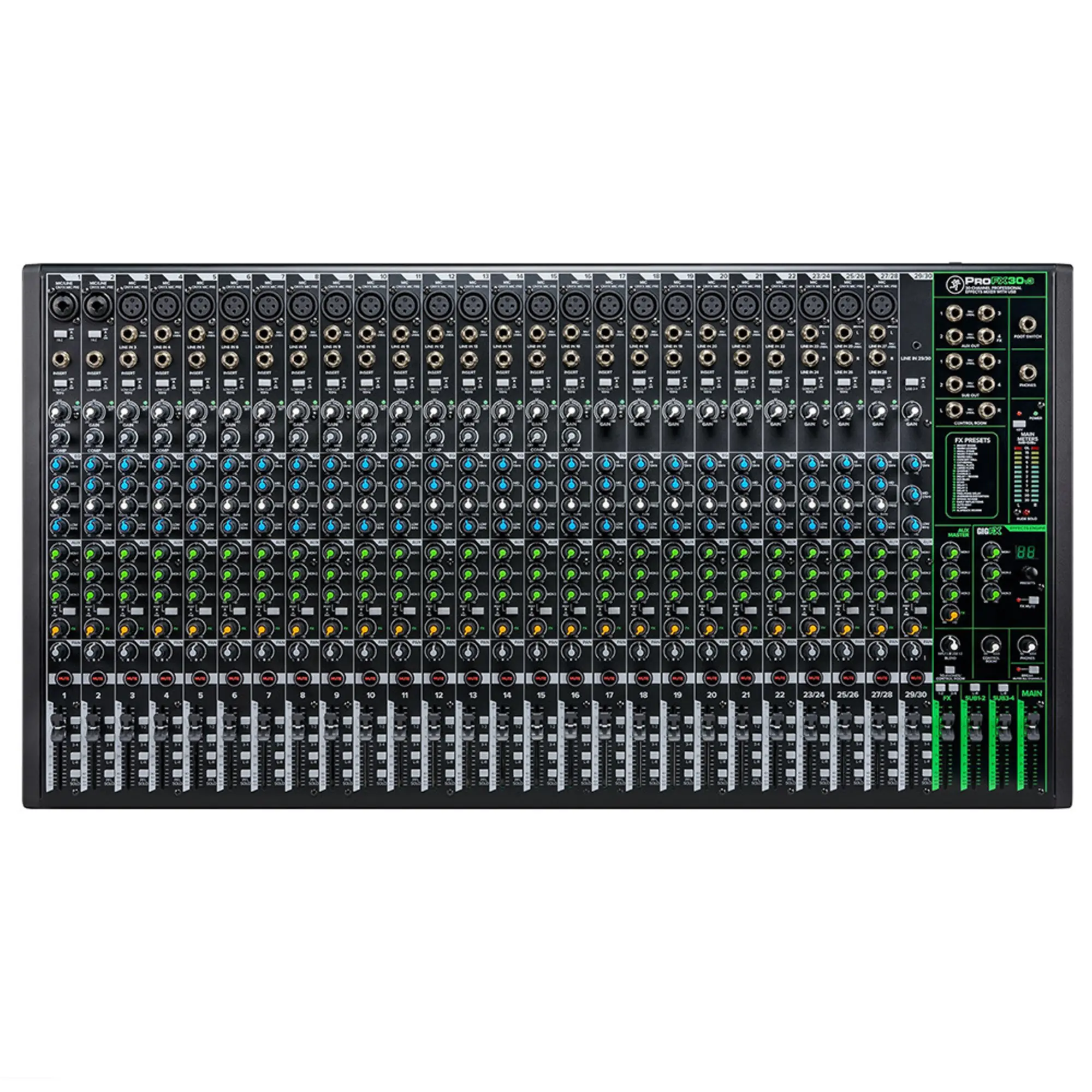 Аналоговый микшерный пульт Mackie ProFX30v3 (1 / 1)