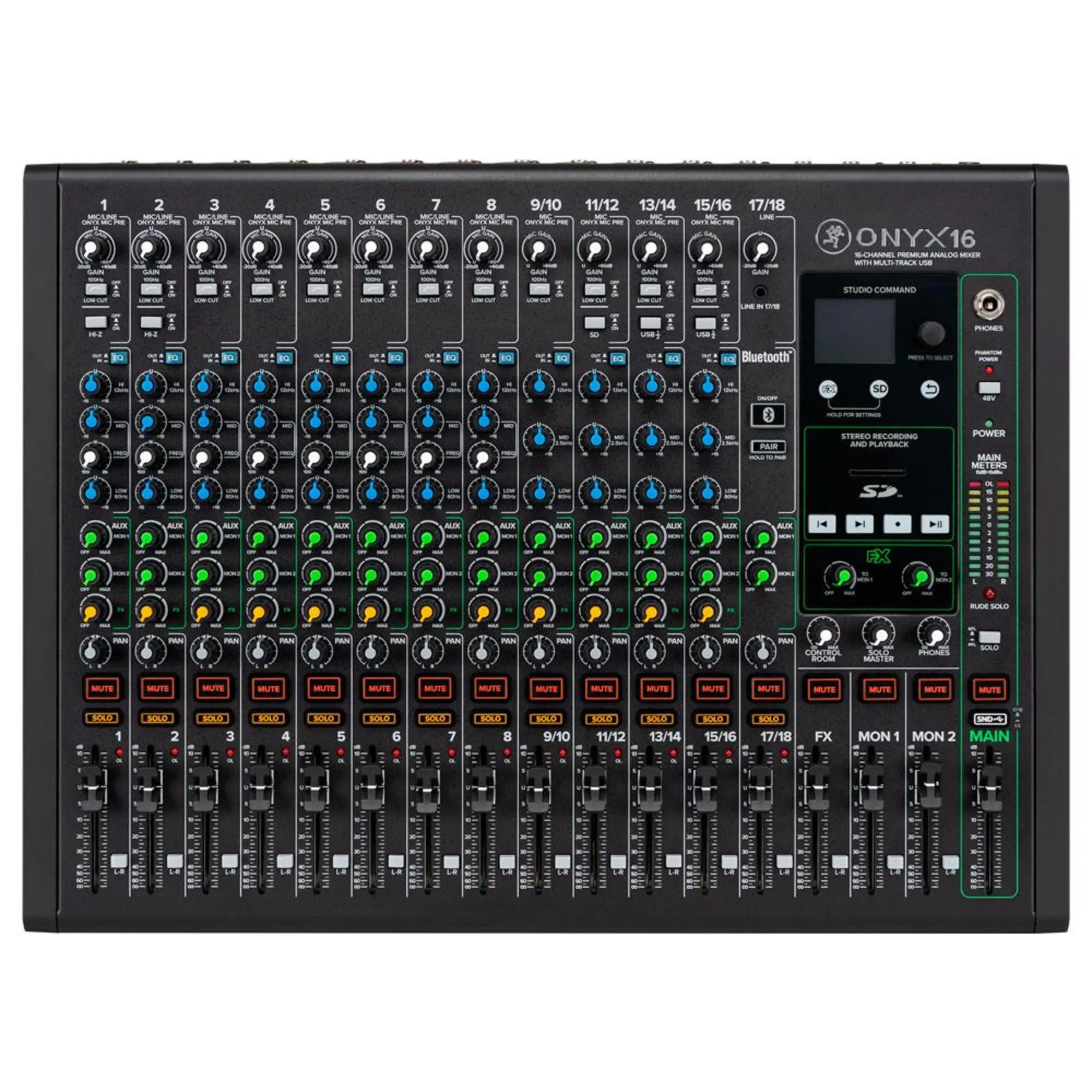 Аналоговый микшерный пульт Mackie Onyx16 (1 / 4)
