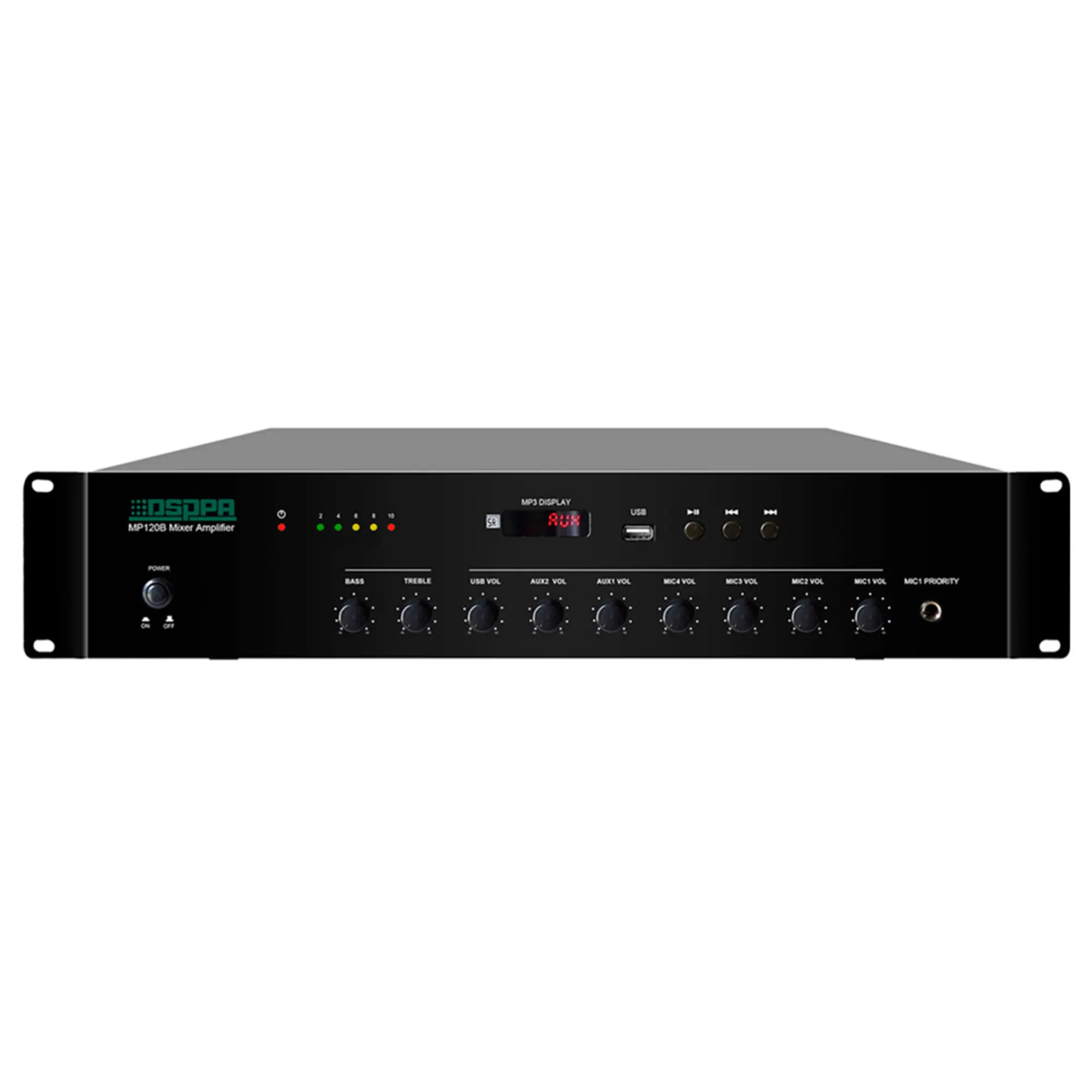 Микшер-усилитель с плеером DSPPA MP120B (1 / 4)