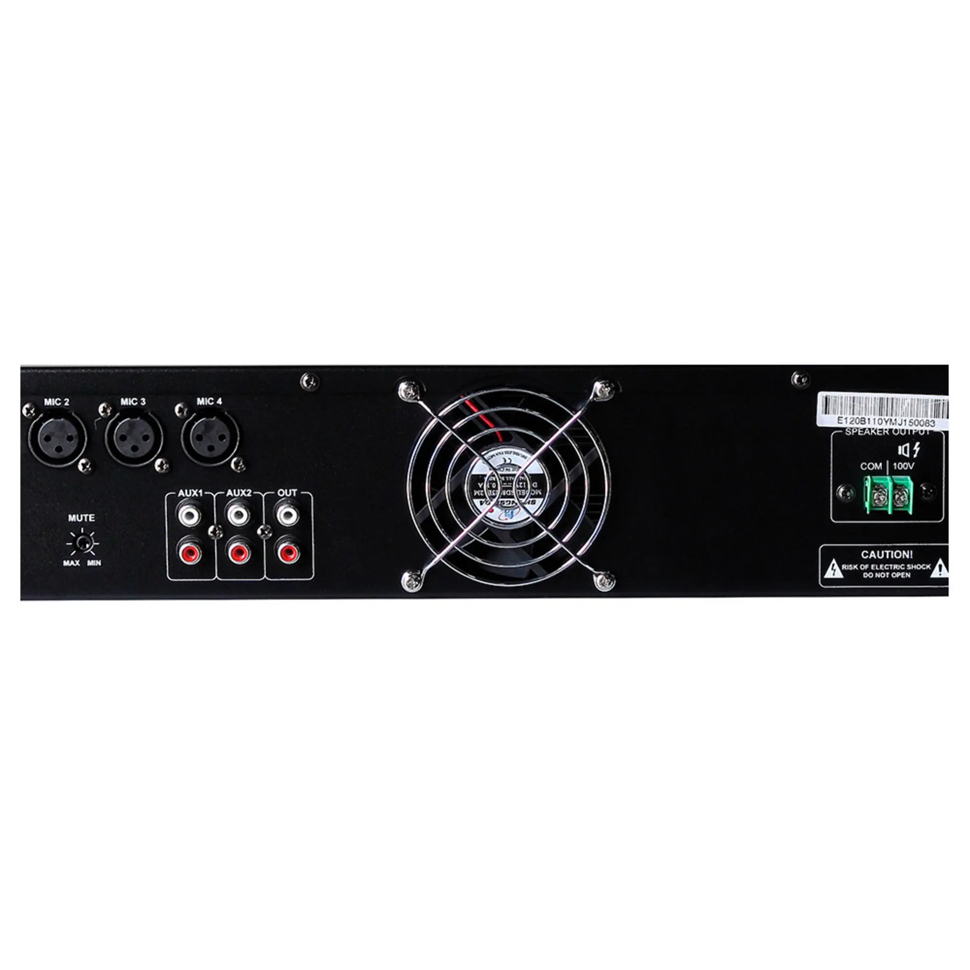Микшер-усилитель с плеером DSPPA MP120B (4 / 4)