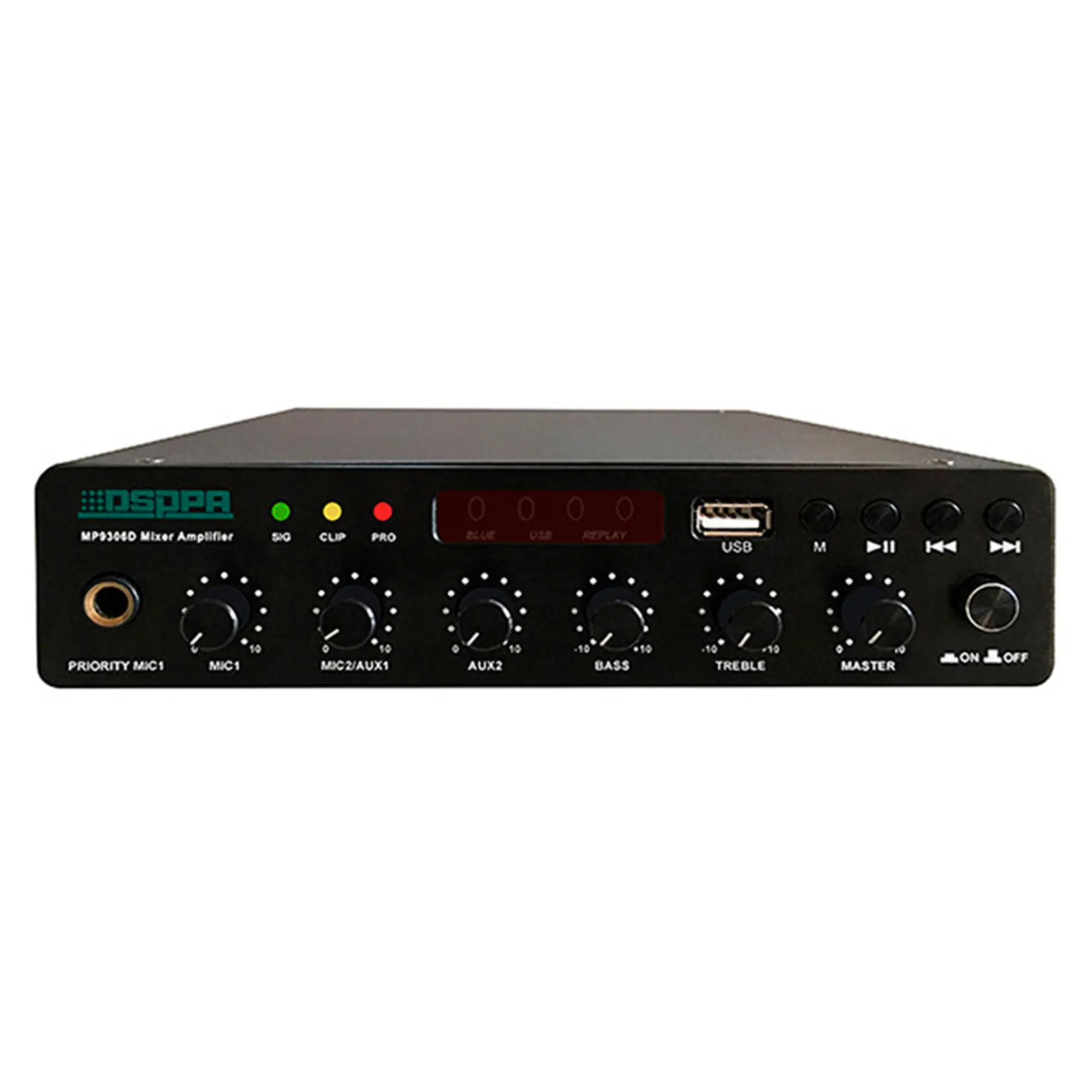 Микшер-усилитель DSPPA MP9306D (1 / 2)