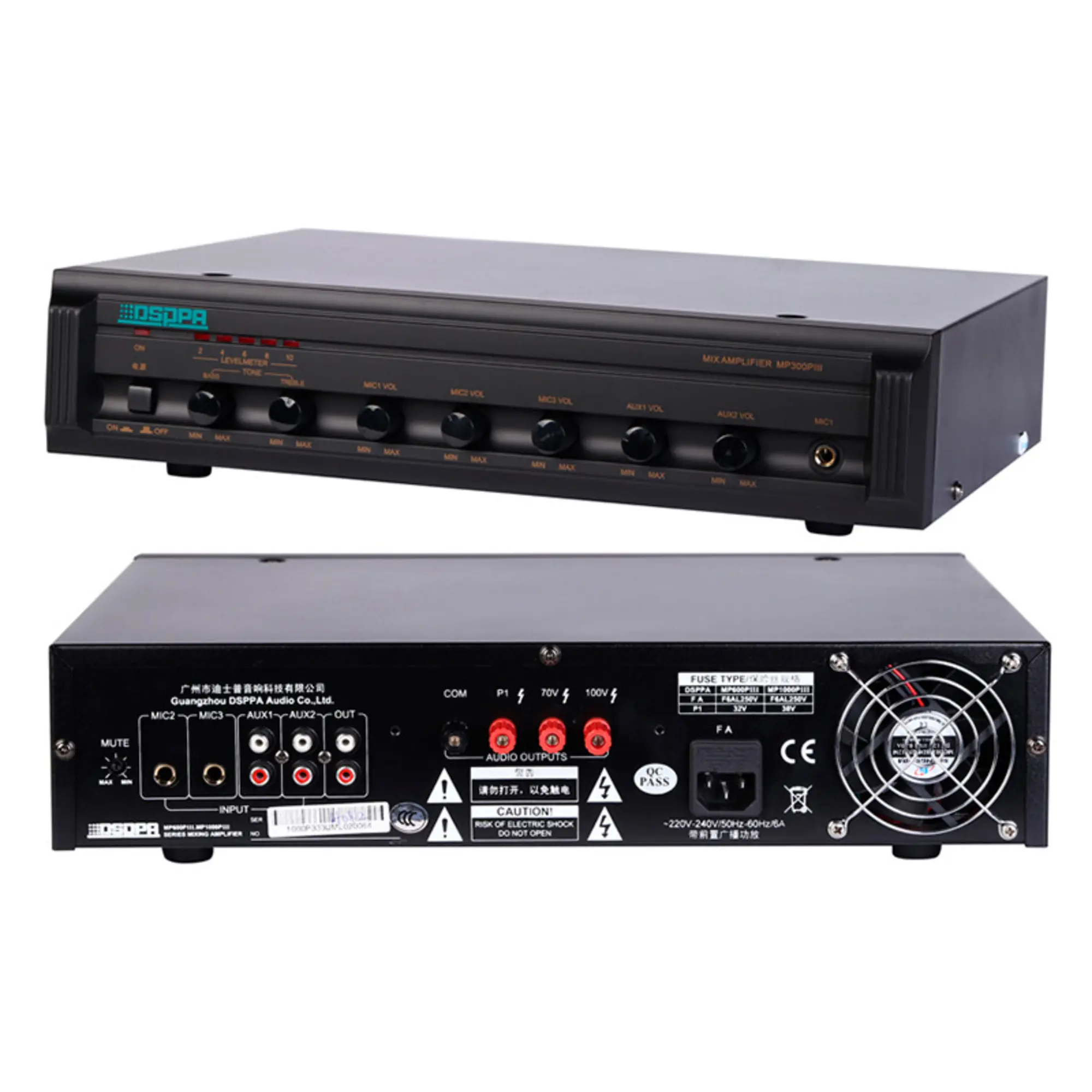 Микшер-усилитель DSPPA MP300PIII (3 / 3)