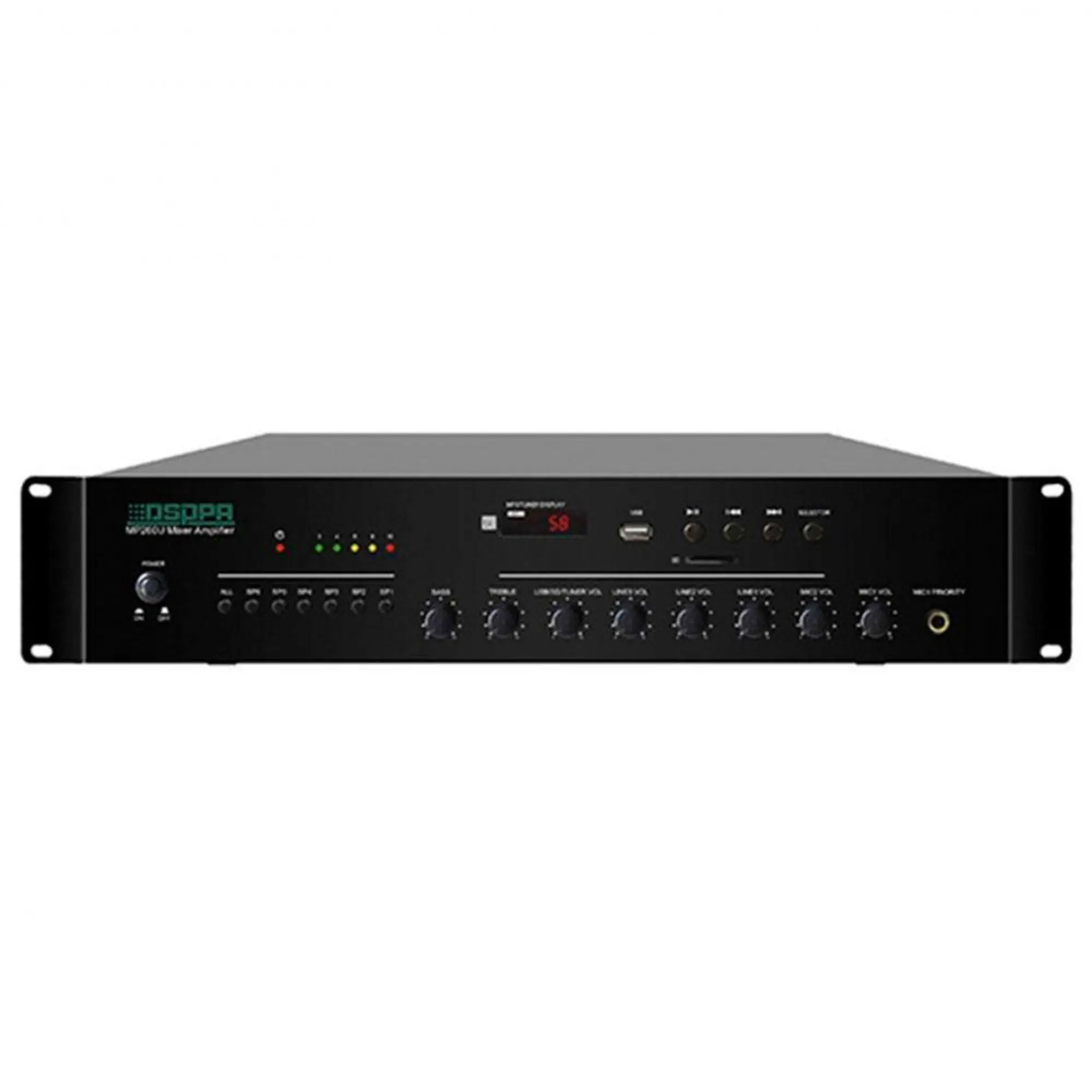 Микшер-усилитель с плеером DSPPA MP260U (1 / 2)