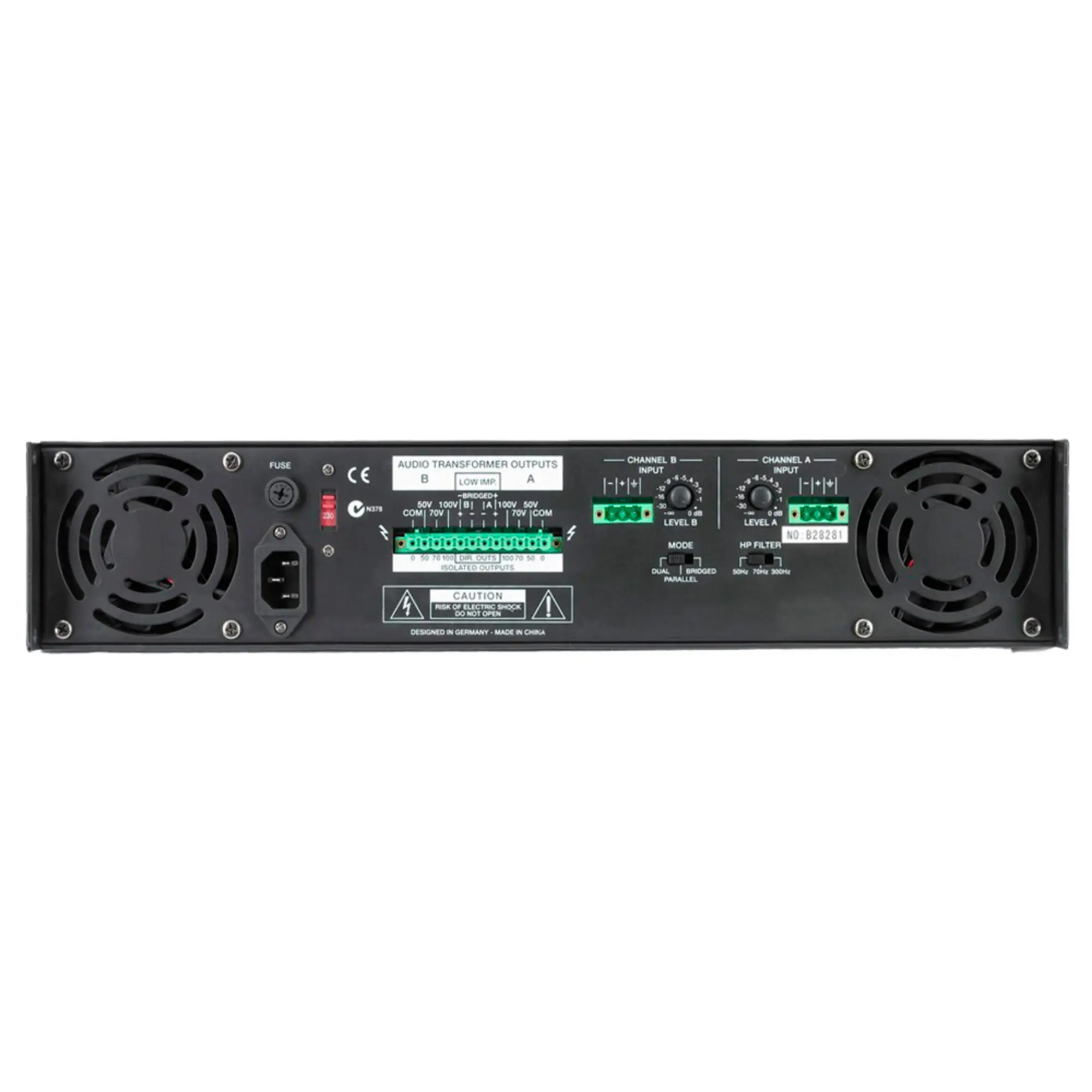 Усилитель мощности Electro-Voice PA2250T (2 / 2)