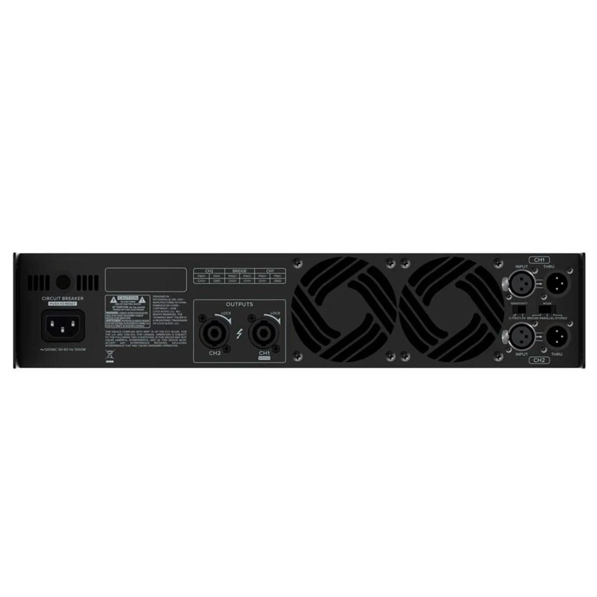Усилитель мощности Mackie MX3500 (2 / 2)