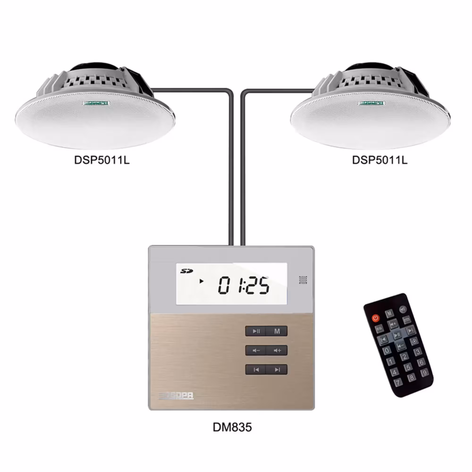 Активный музыкальный комплект DSPPA DM835S (1 / 8)