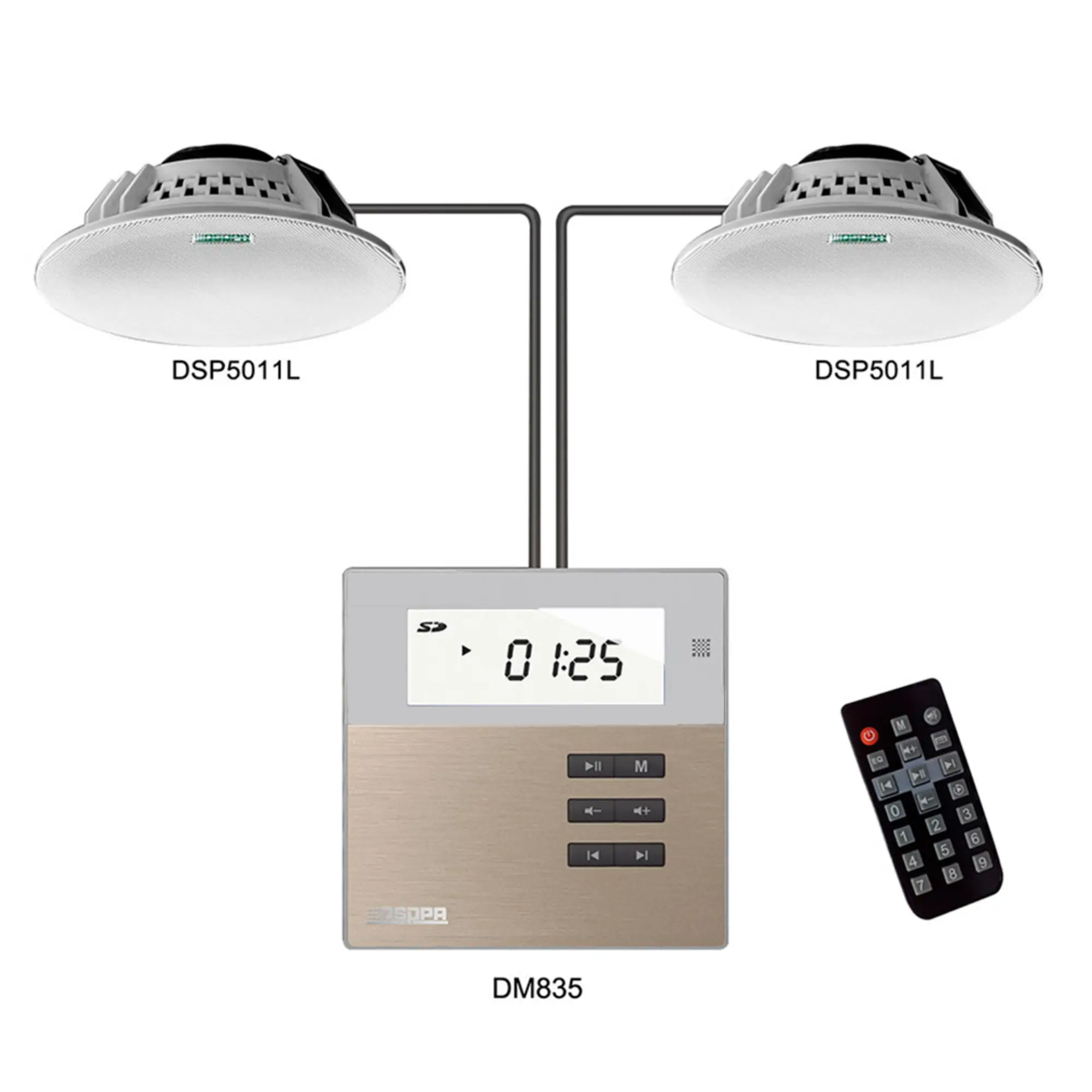 Активный музыкальный комплект DSPPA DM835S (1 / 8)