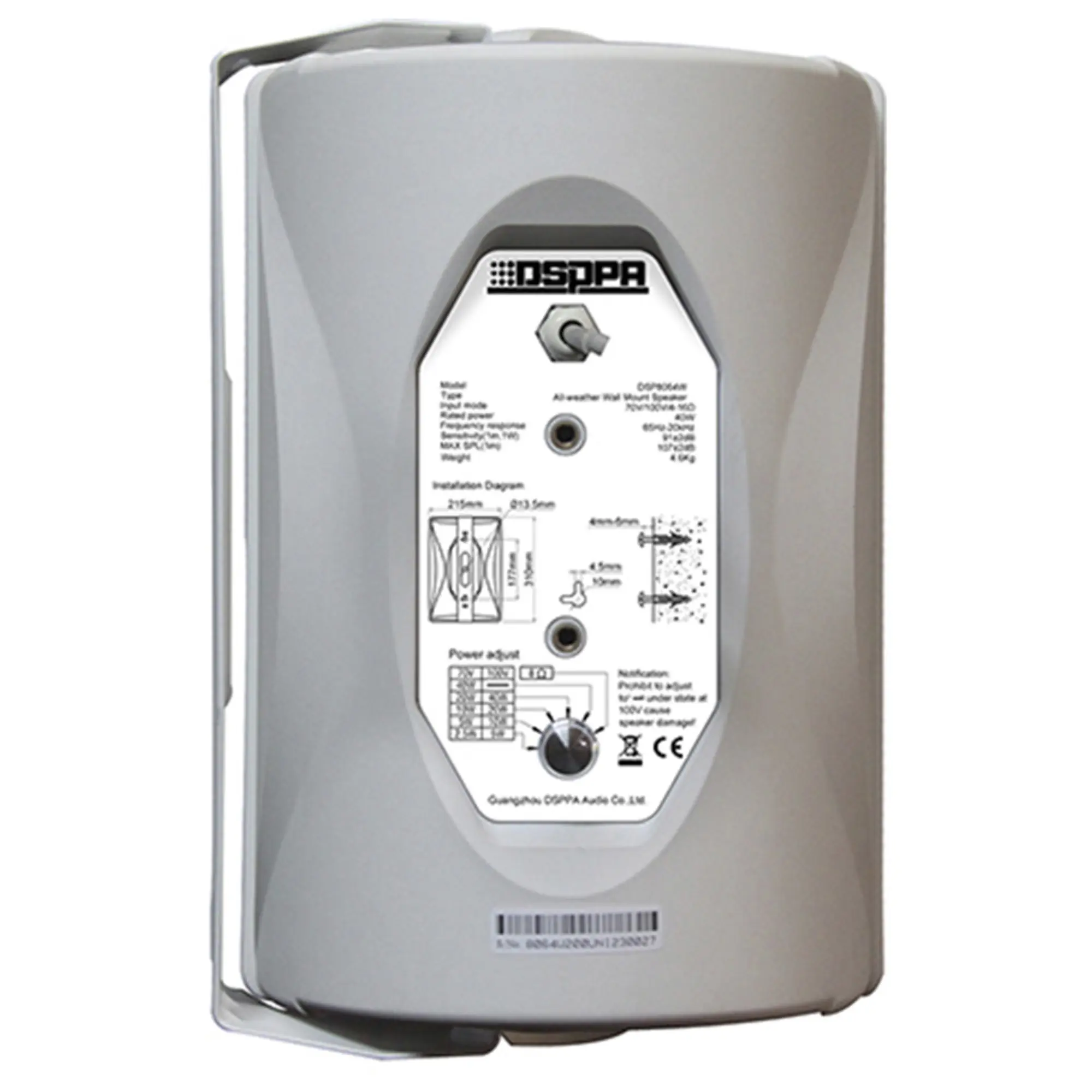 Всепогодная звуковая колонна DSPPA DSP8064W (3 / 3)
