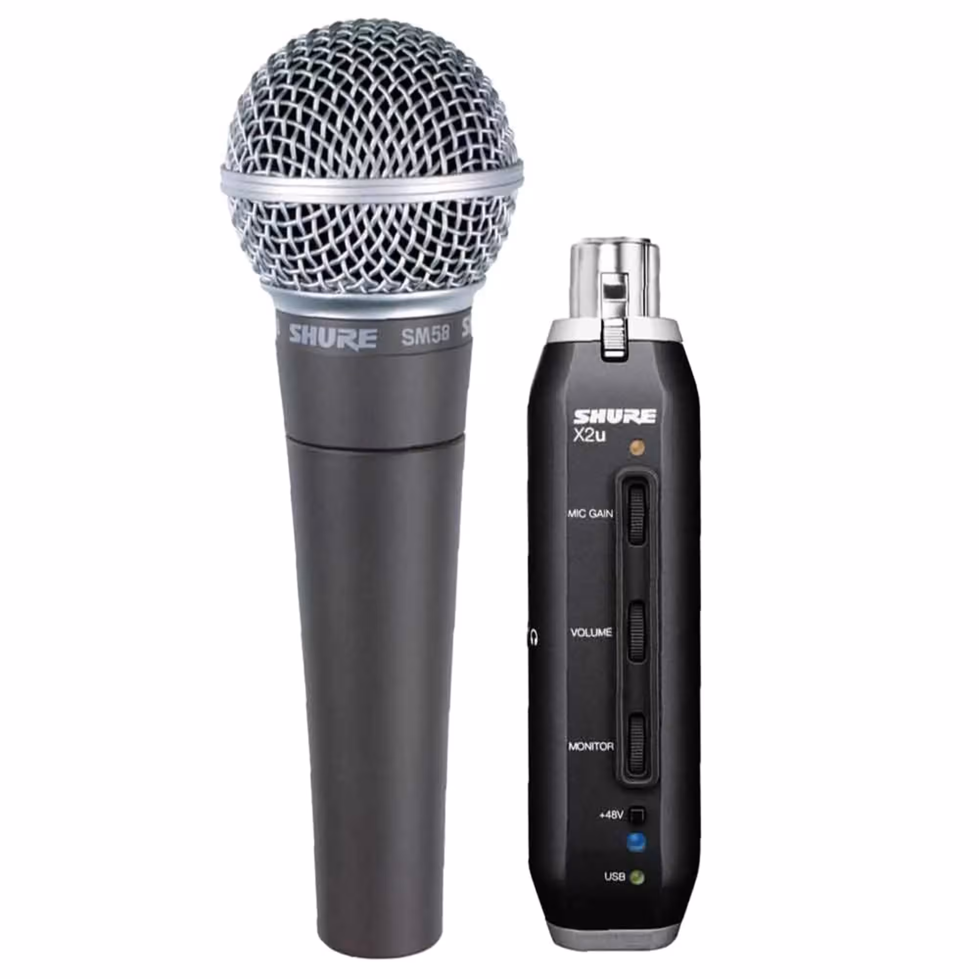 Вокальный микрофон с аудиоинтерфейсом Shure SM58-X2U (1 / 4)