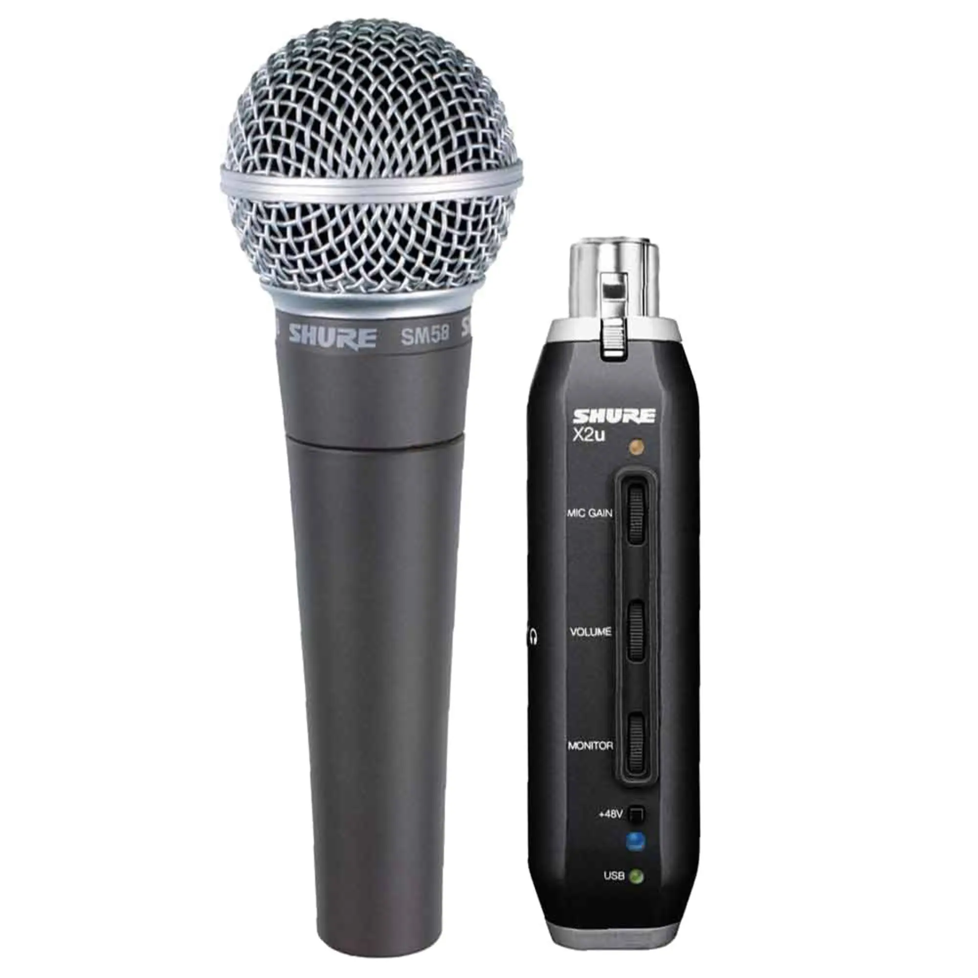 Вокальный микрофон с аудиоинтерфейсом Shure SM58-X2U (1 / 4)