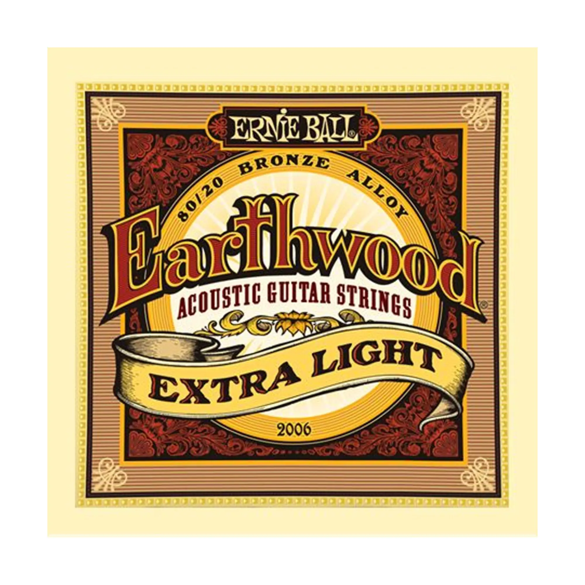 Струны для акустической гитары Ernie Ball Earthwood 80/20 P02006 (1 / 1)