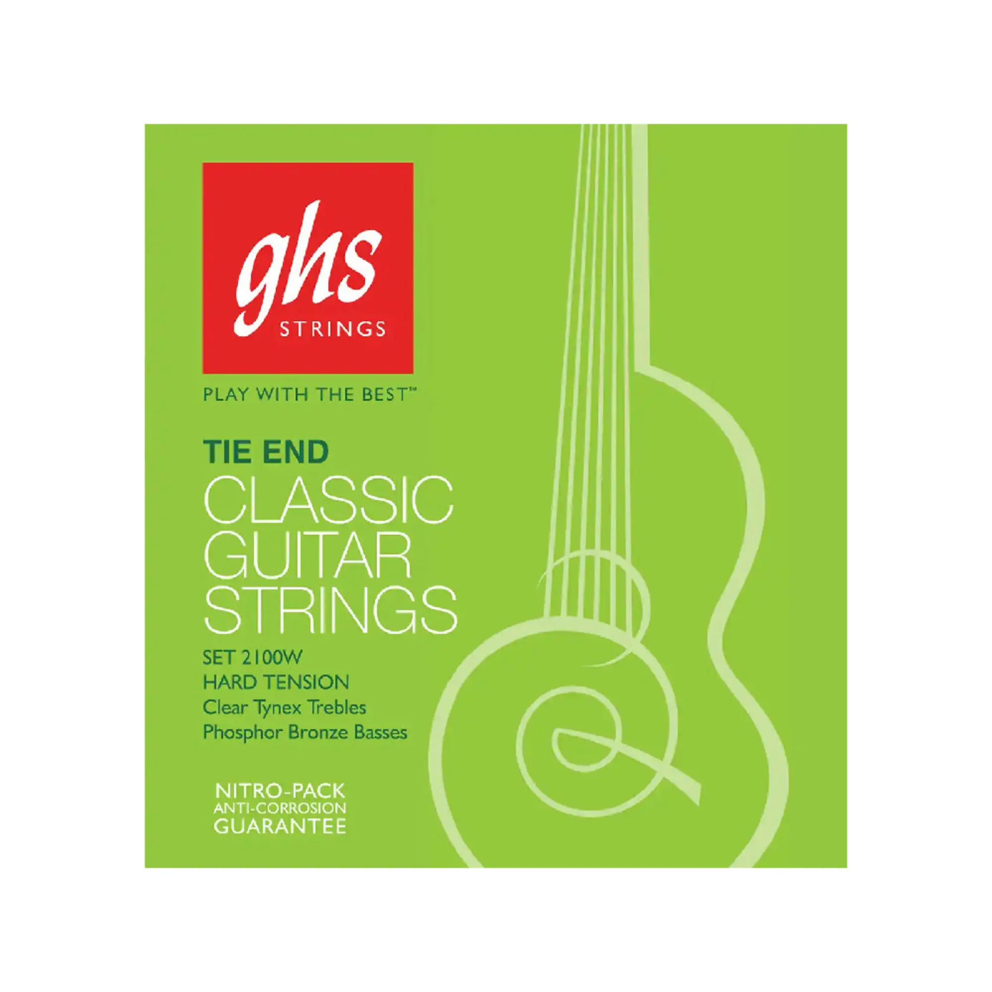 Струны для классической гитары GHS Strings 2100W Phosphor Bronze (1 / 1)
