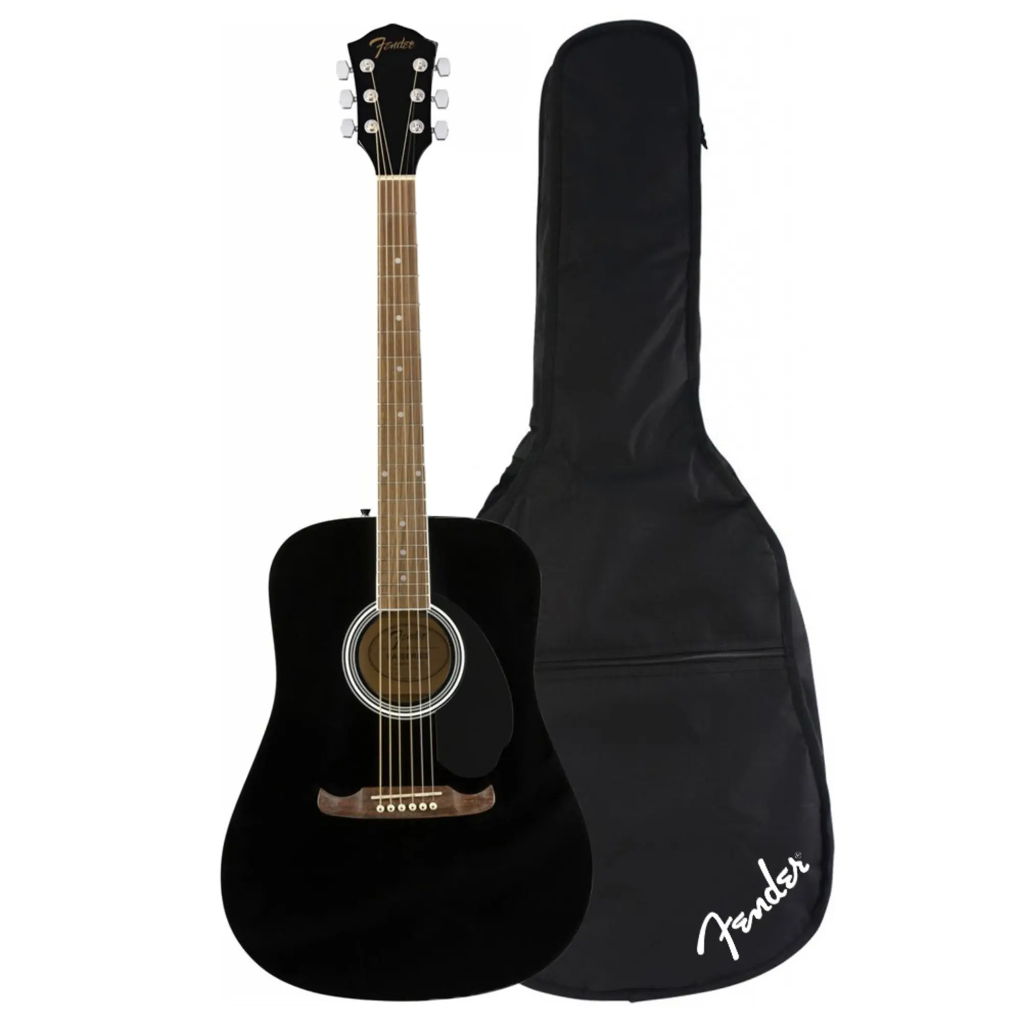 Акустическая гитара Fender Squier FA-125 Dreadnought Black Walnut (1 / 4)