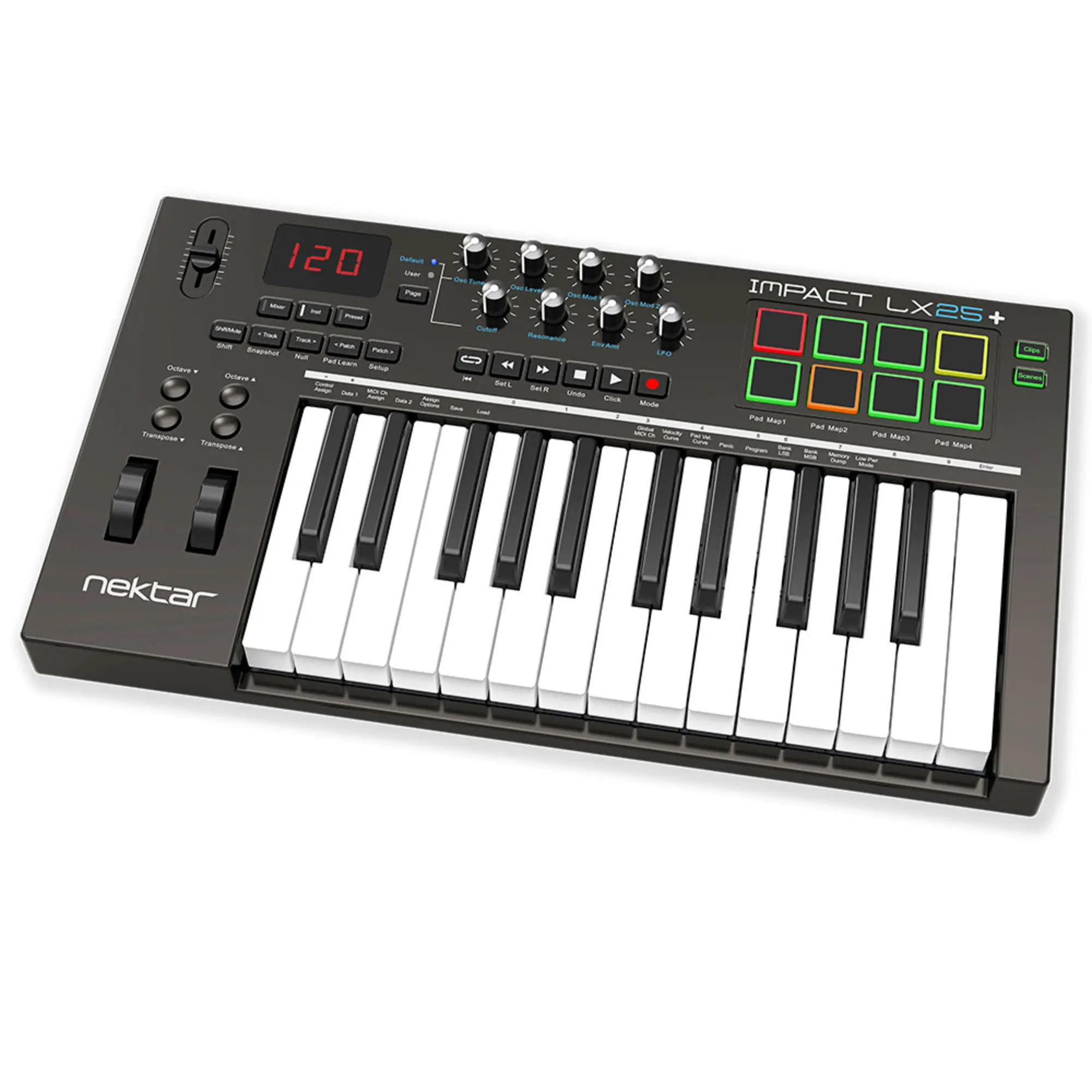 MIDI-клавиатура Nektar Impact LX25+ (2 / 4)