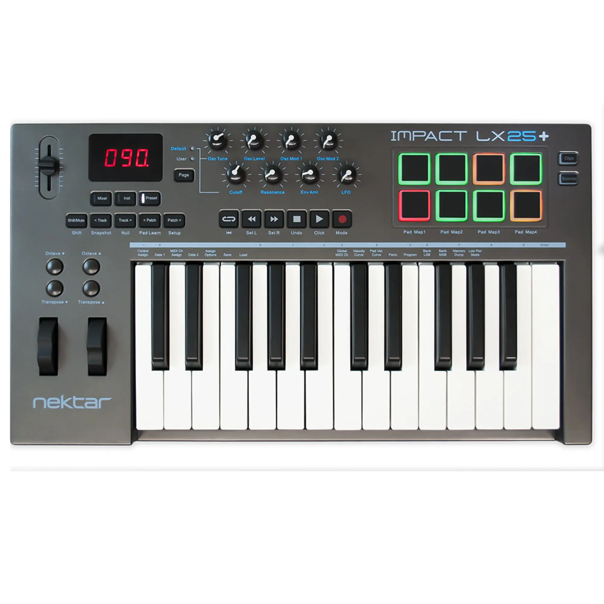 MIDI-клавиатура Nektar Impact LX25+ (3 / 4)