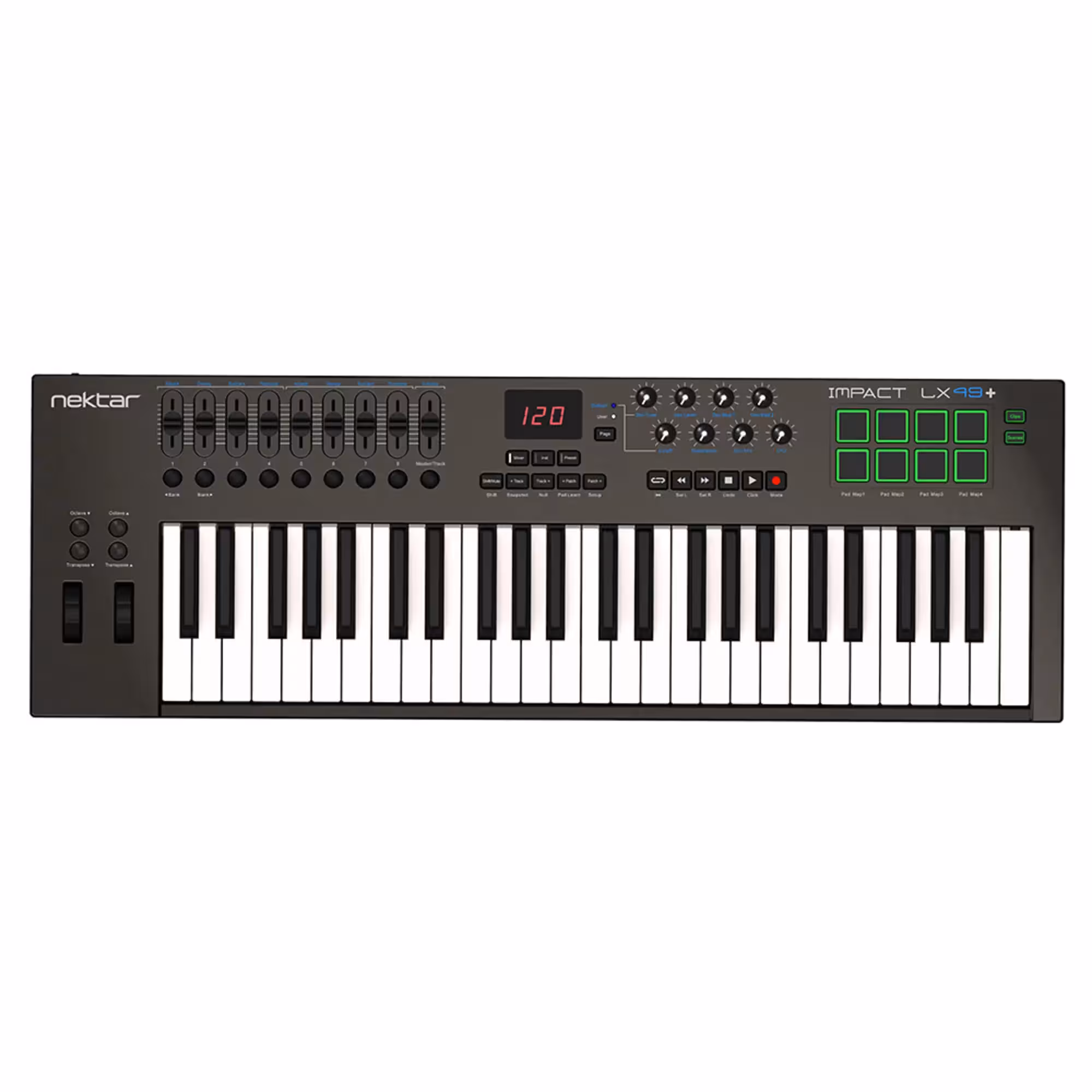 MIDI-клавиатура Nektar Impact LX49+ (2 / 4)