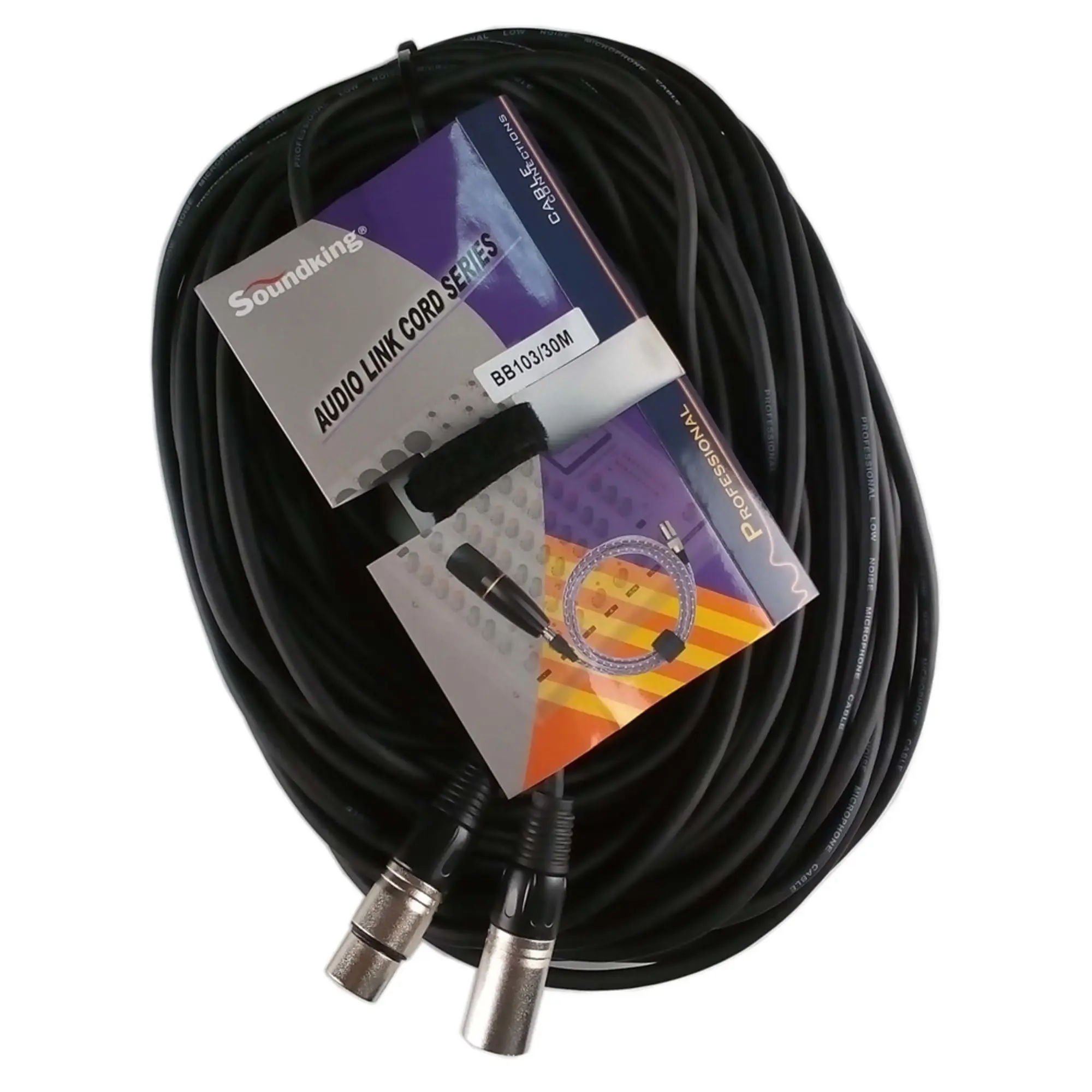 Микрофонный кабель XLR-XLR 30 м SoundKing BB103-30M (1 / 1)