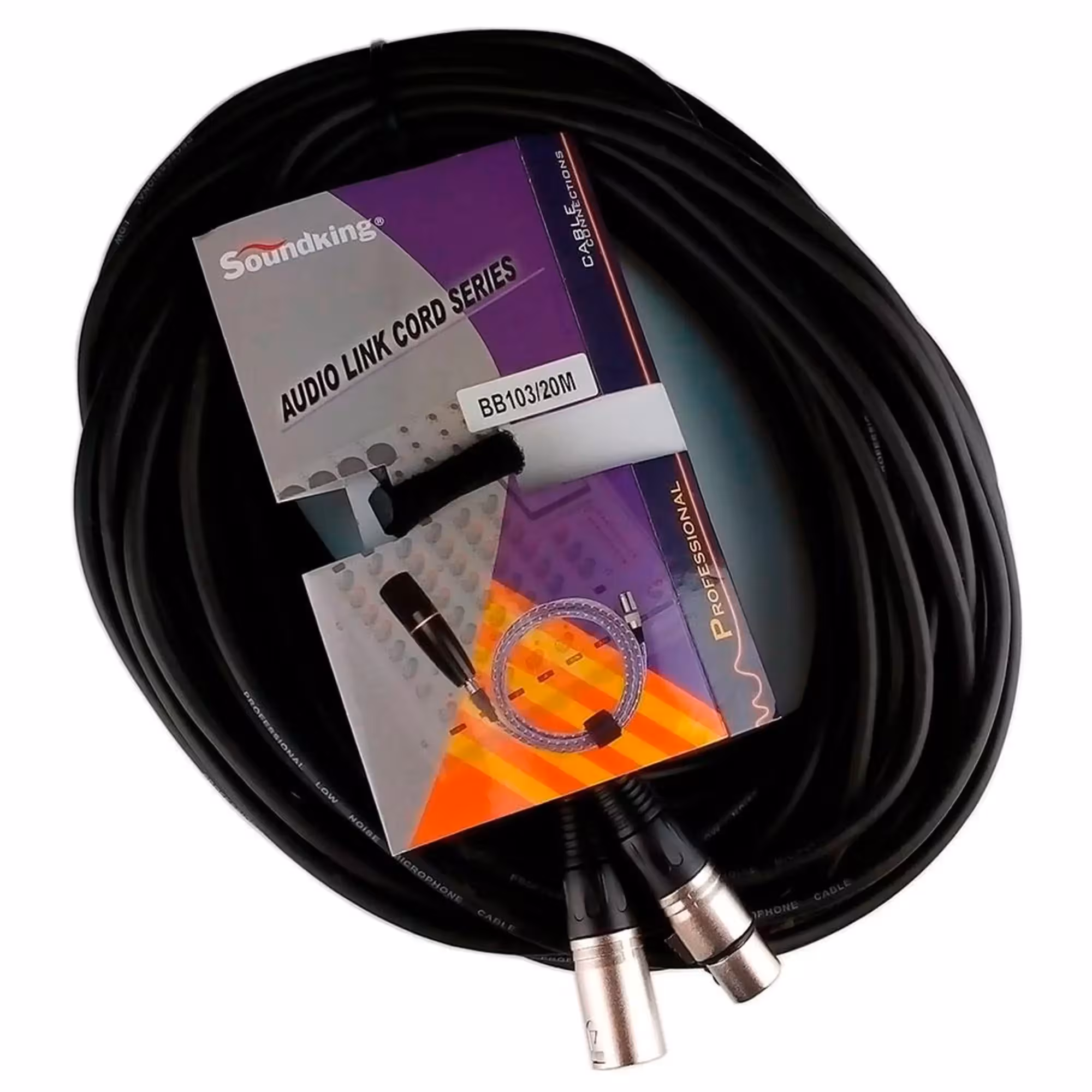 Микрофонный кабель XLR-XLR 20 м SoundKing BB103-20M (1 / 3)