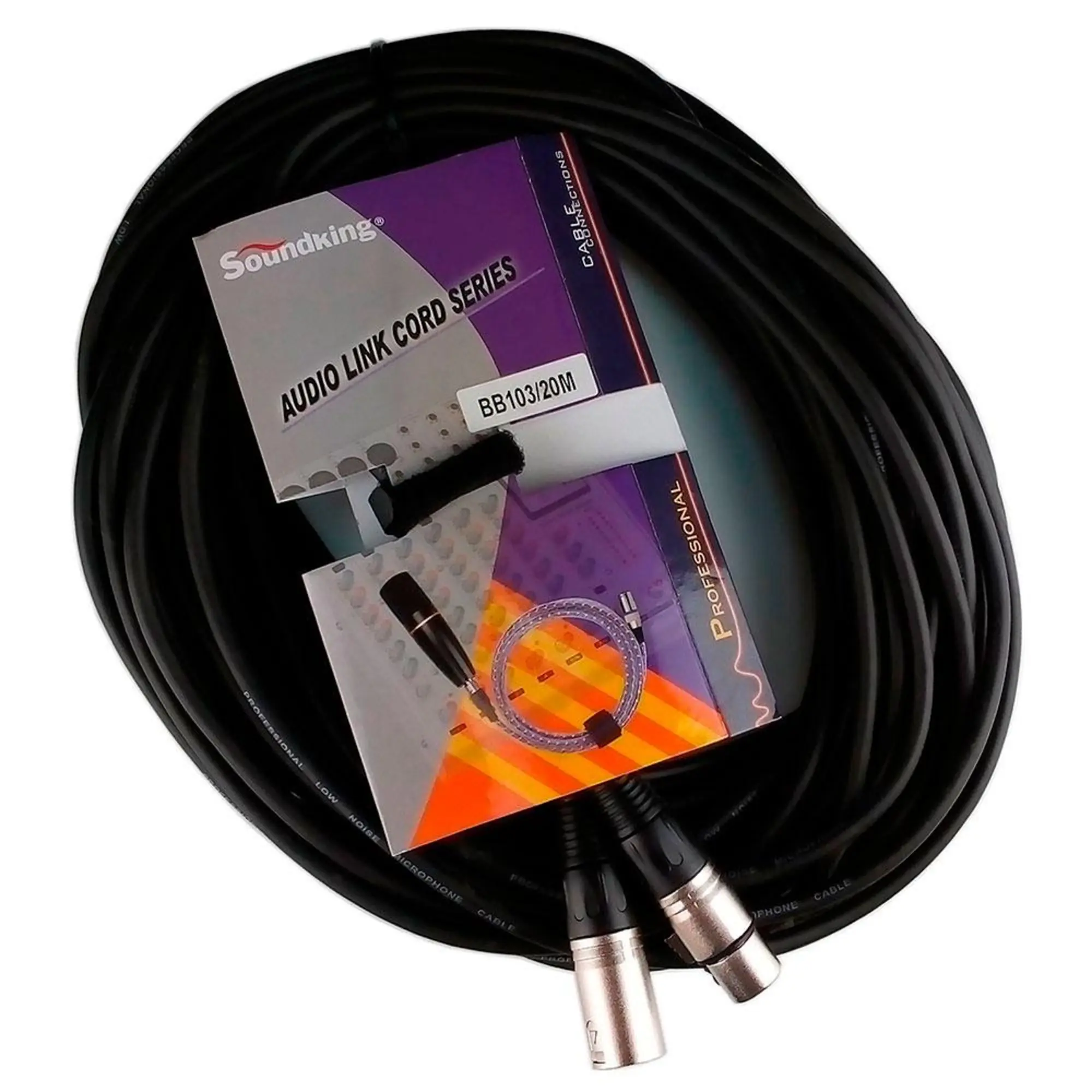 Микрофонный кабель XLR-XLR 20 м SoundKing BB103-20M (1 / 3)