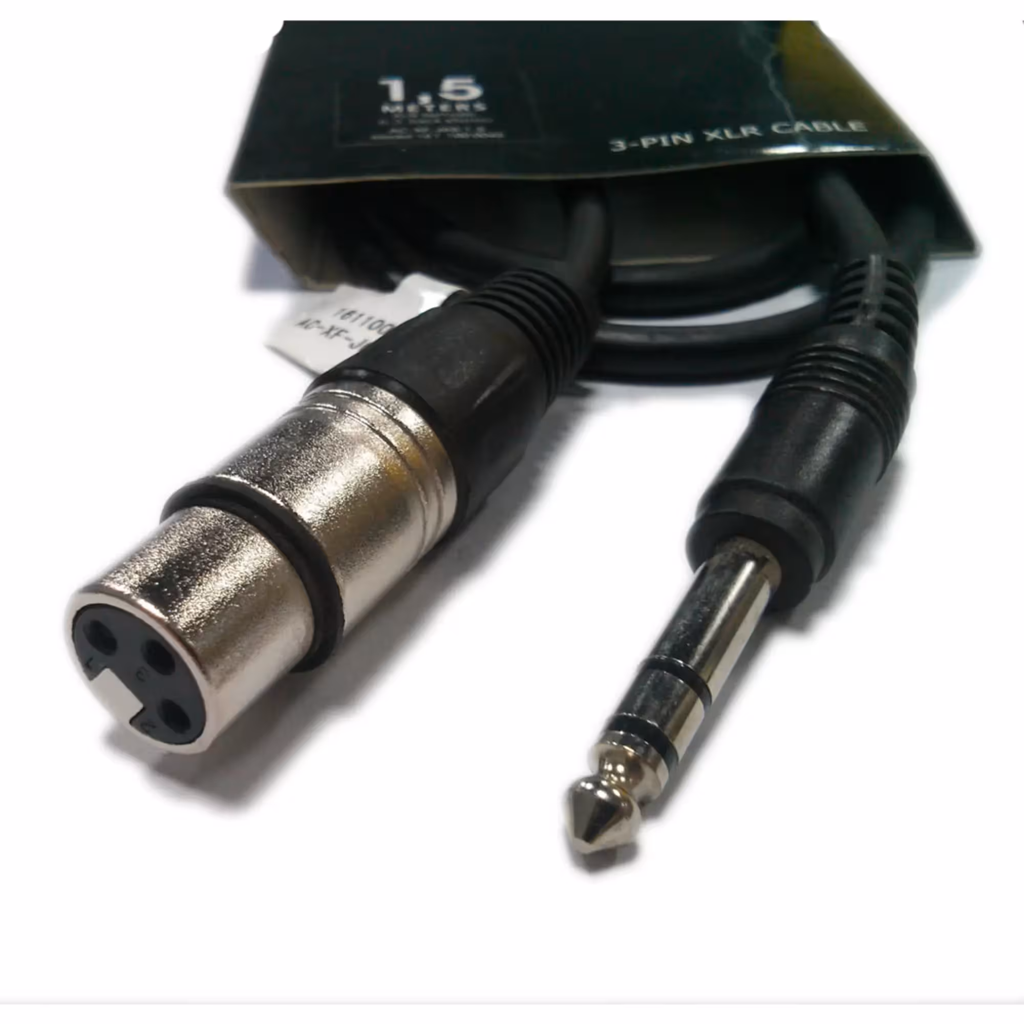 Сигнальный аудио кабель Jack-XLR(F) 1,5 м ACCU-CABLE AC-XF-J6S (4 / 4)