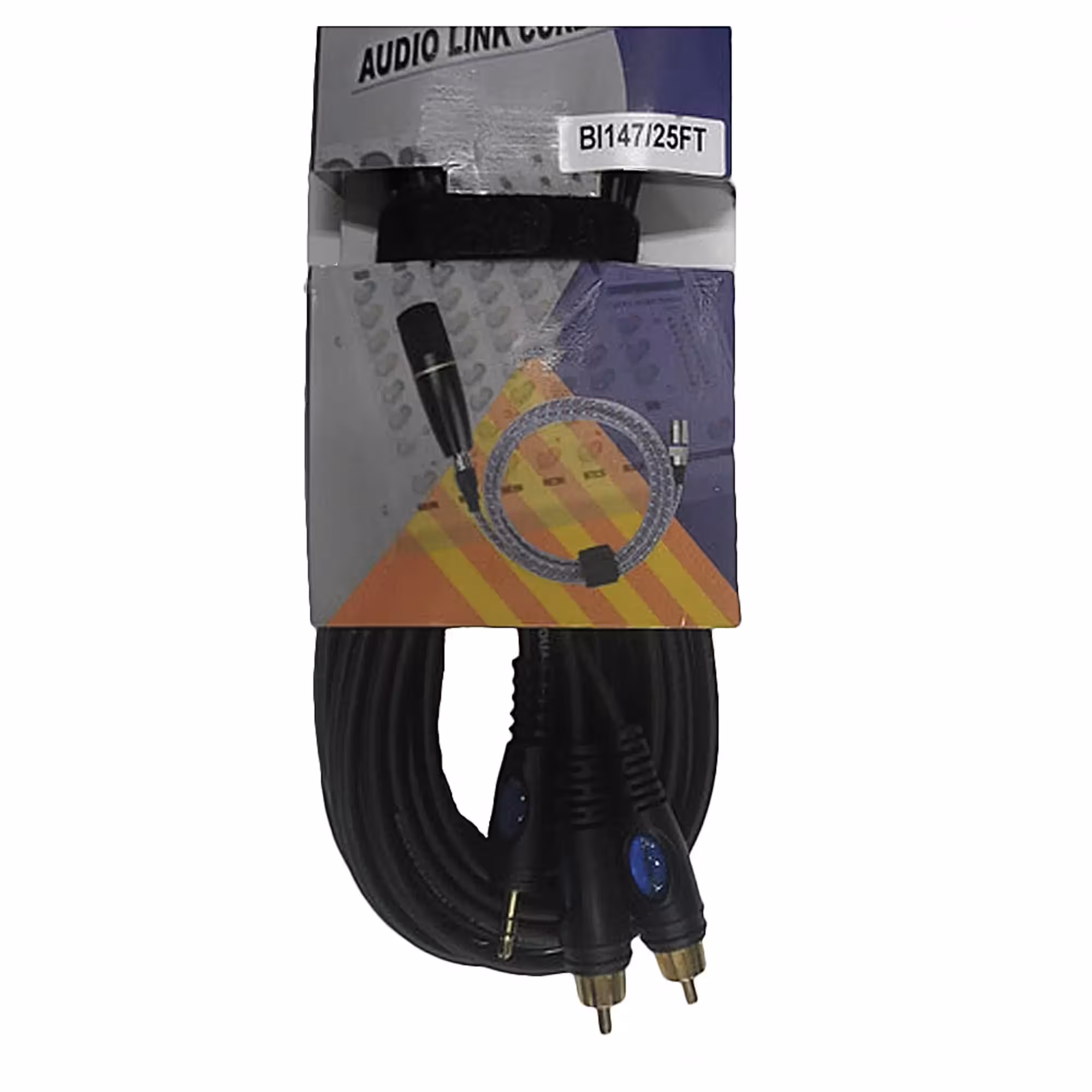 Сигнальный аудио кабель miniJack-RCA 7,5 м SoundKing BI147-25FT (1 / 3)