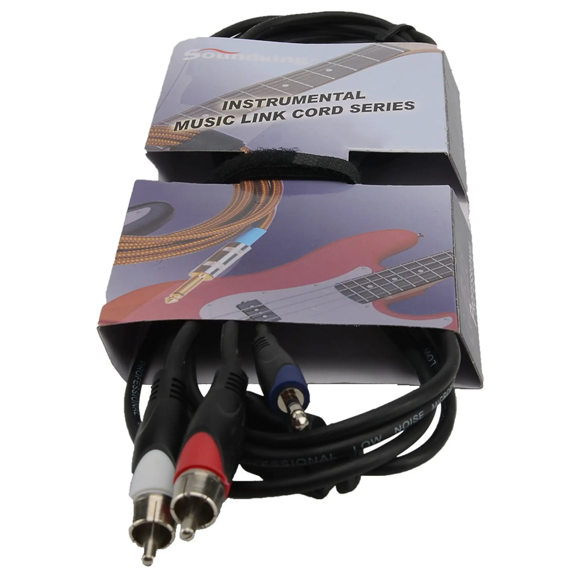 Сигнальный аудио кабель miniJack-RCA 5 м SoundKing BB413 (1 / 3)