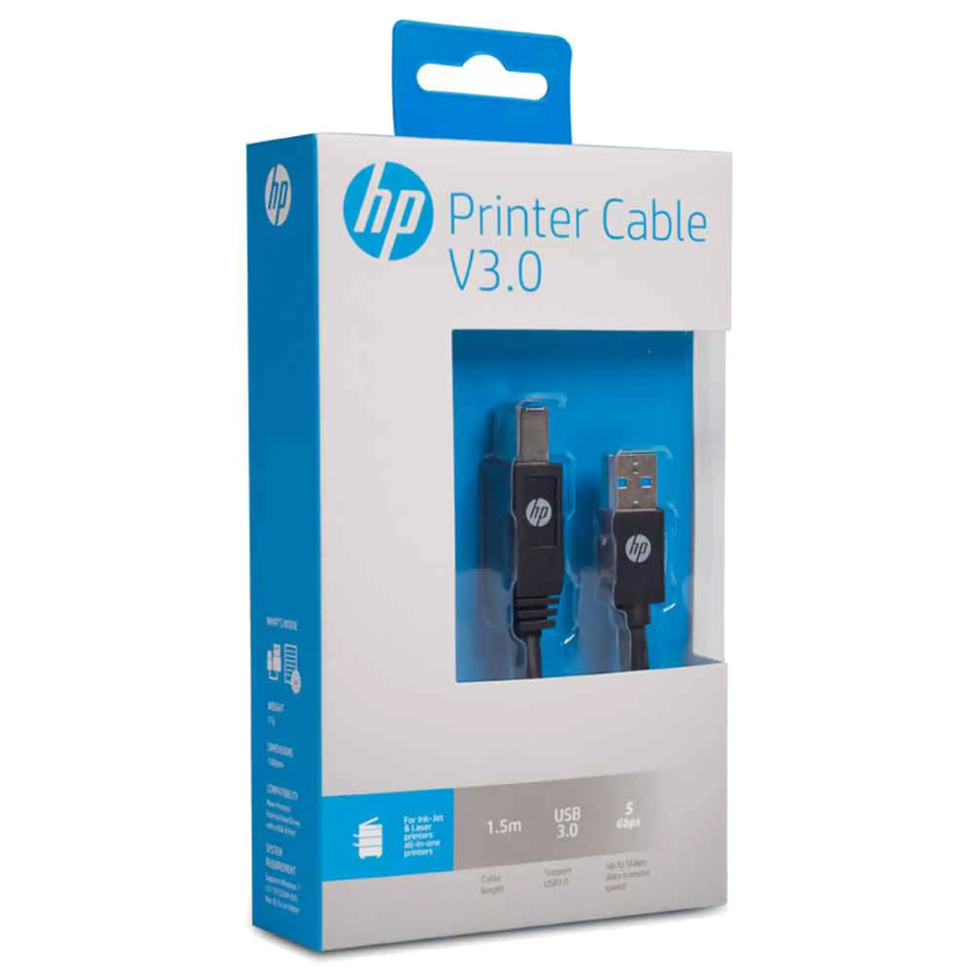 Интерфейсный кабель USB-USB 1,5 м HP HP040GBBLK1.5TW (3 / 3)