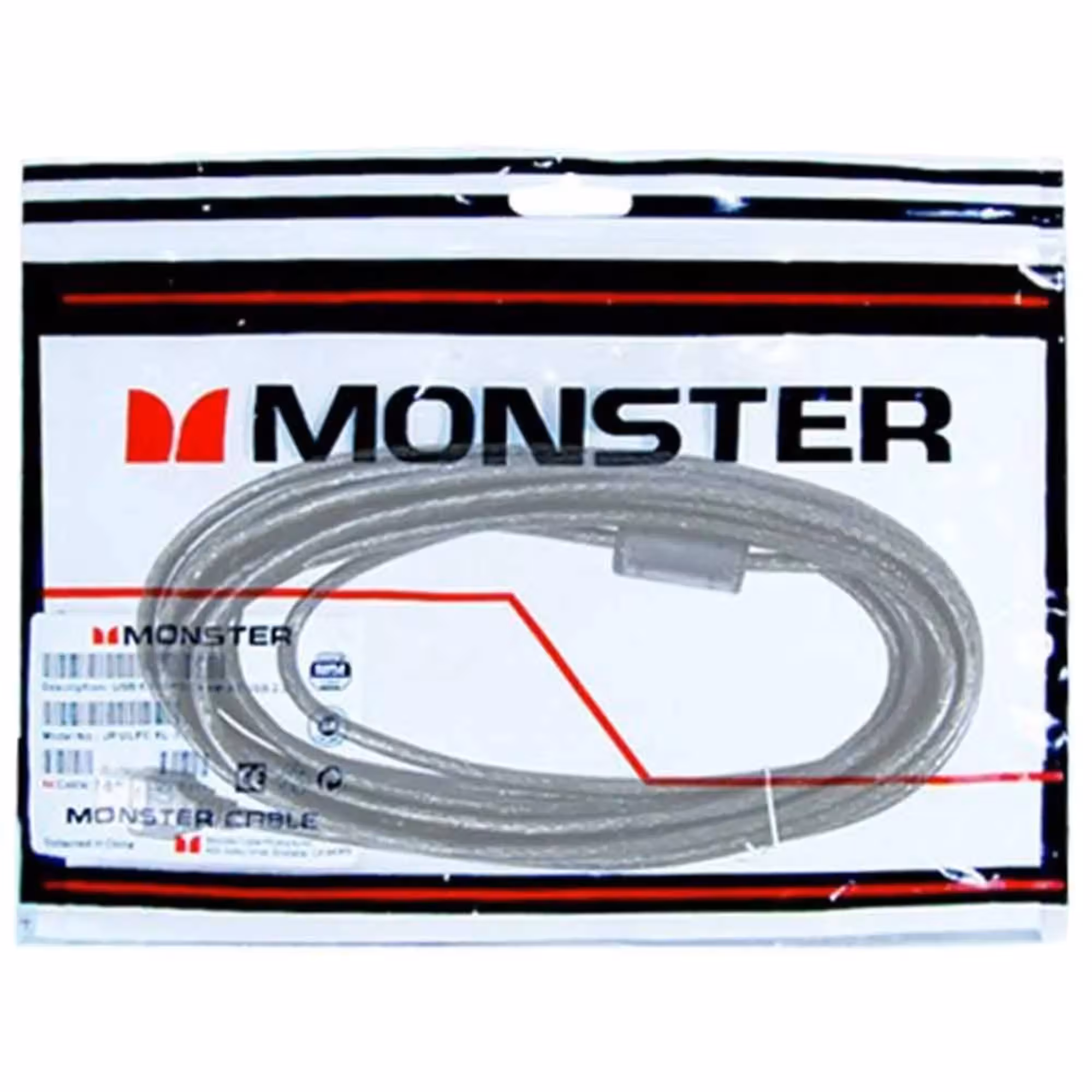 Кабель удлинительный USB-USB 1,5 м Monster Cable AM-AF 1.5 (1 / 1)