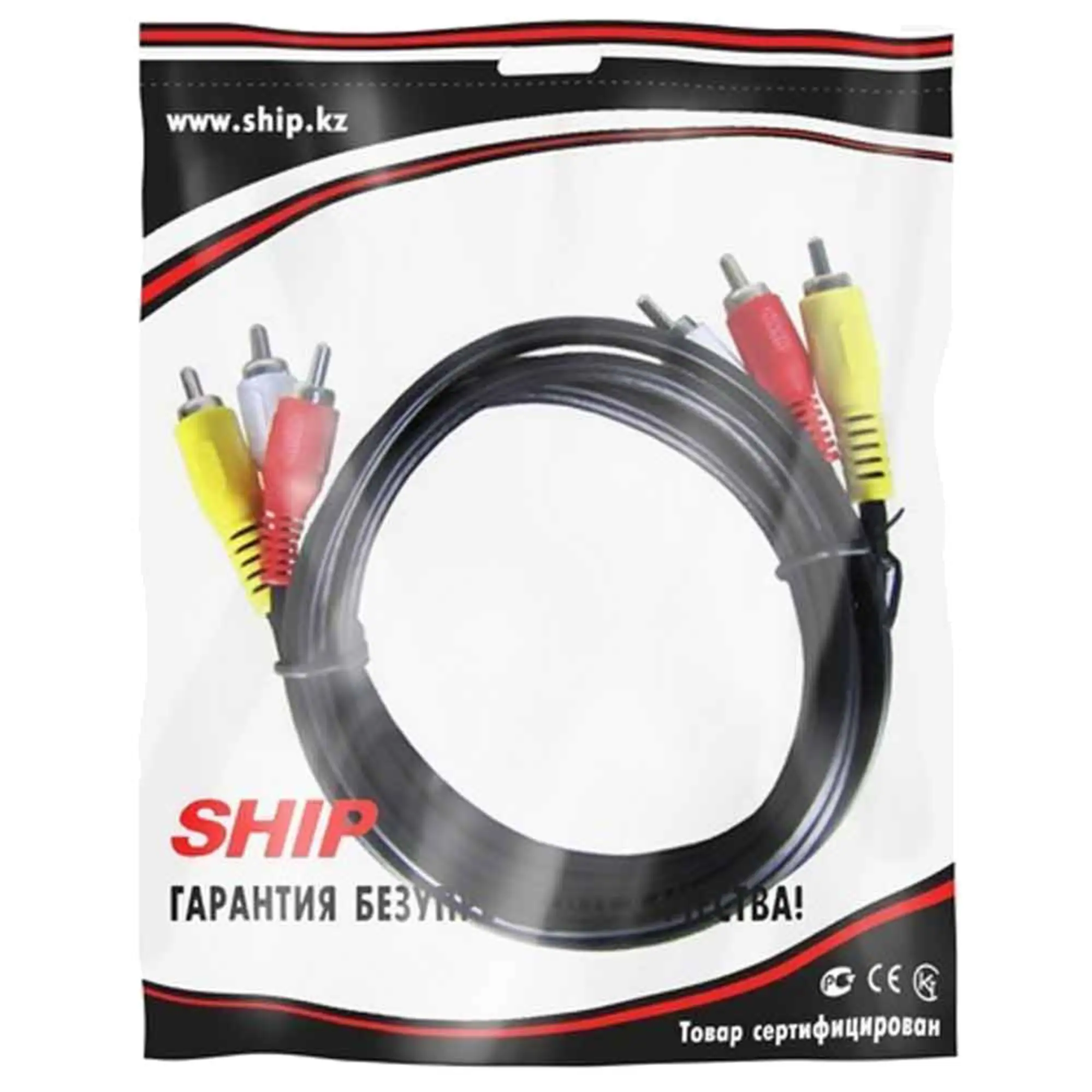 Интерфейсный кабель RCA-RCA 1,5 м Ship SH8053-1.5P (2 / 2)