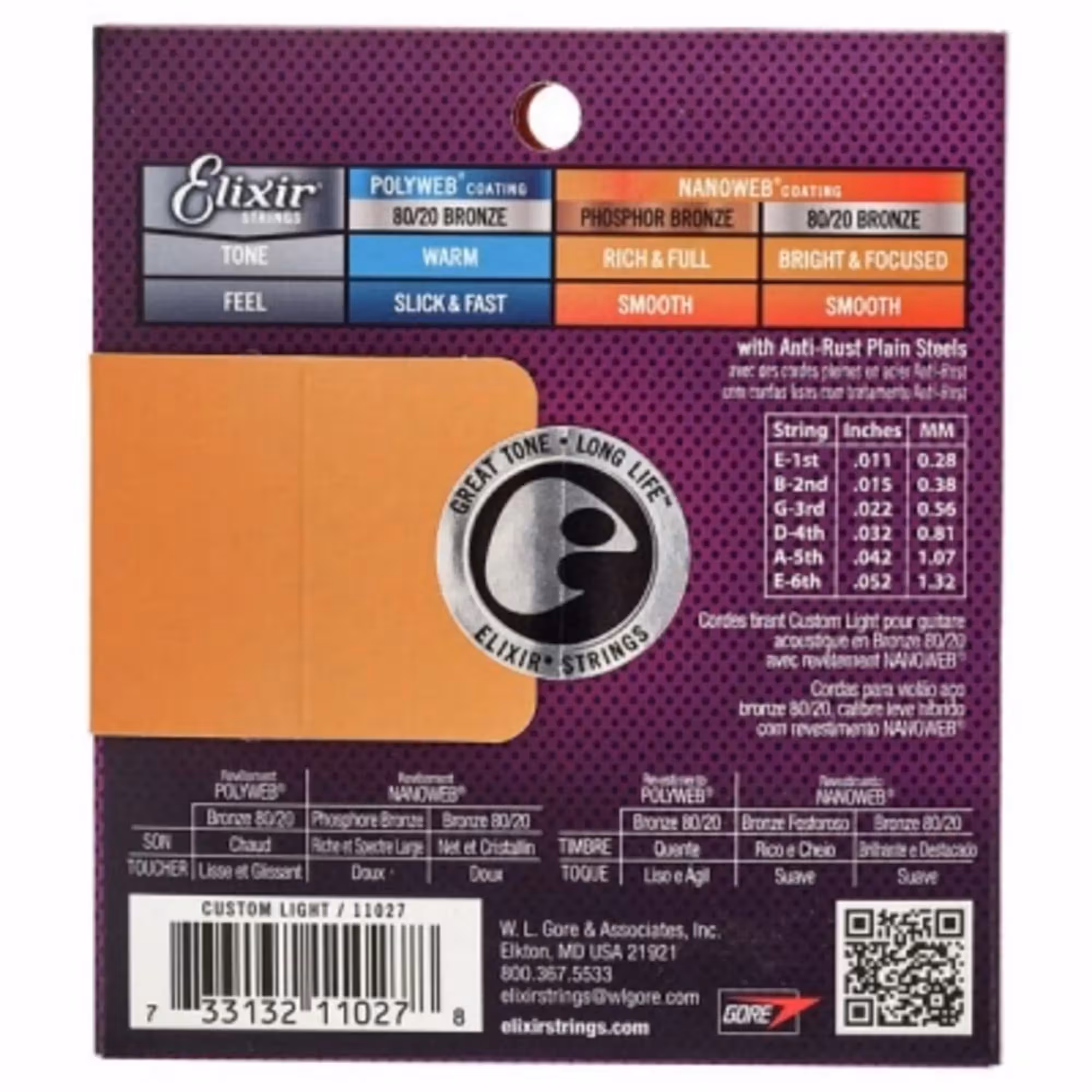 Elixir Nanoweb Custom Light 11027 (1 / 1)