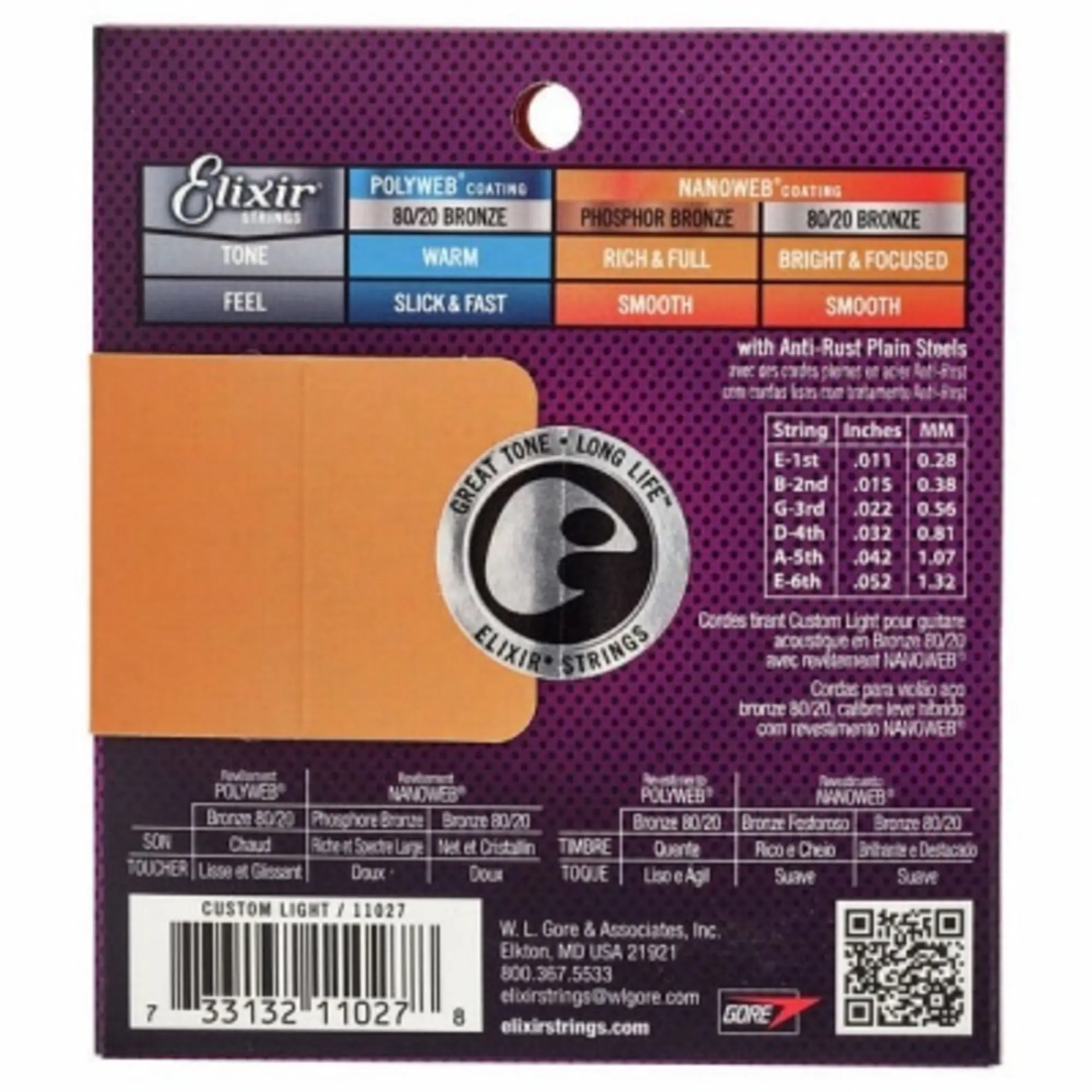 Elixir Nanoweb Custom Light 11027 (1 / 1)