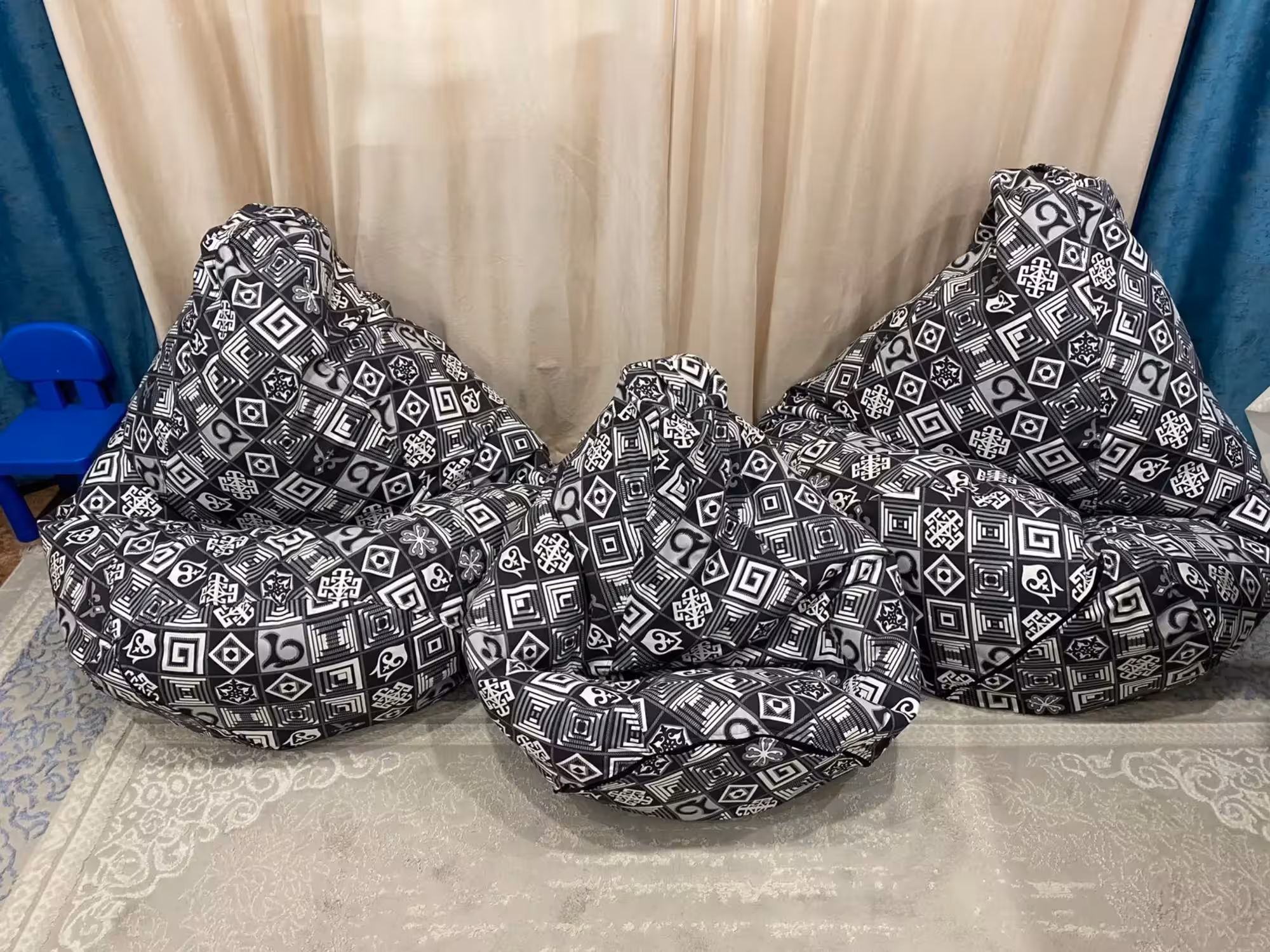 Кресло мешки, Кресло мешок, пуфик, пуфики, пуф, Бин-бэг, bean-bag (1 / 8)