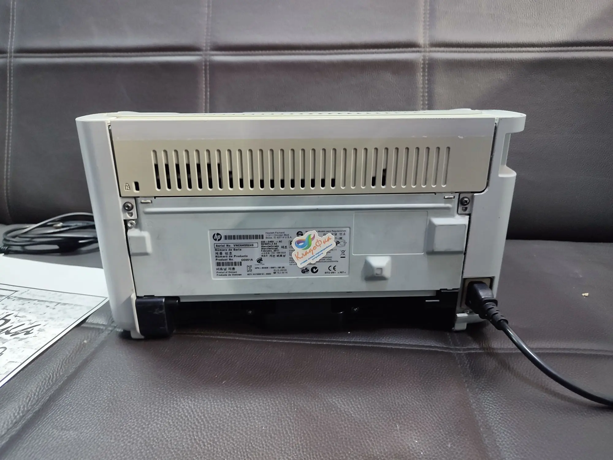 Лазерный ч/б принтер HP LJ P1102 (5 / 5)