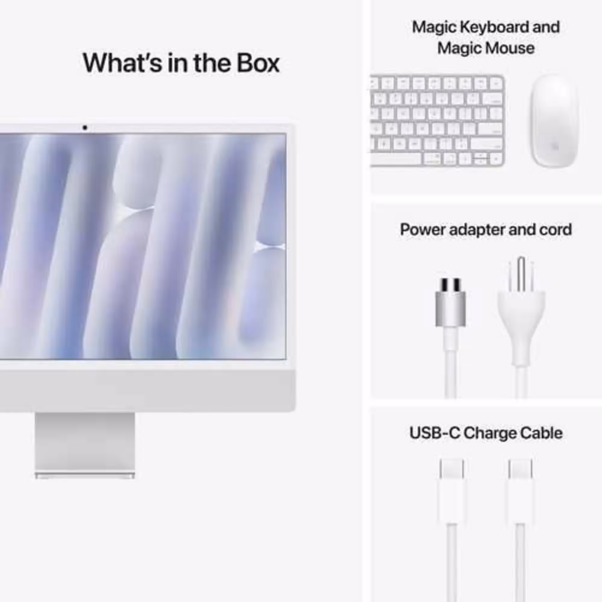 Apple iMac 24 M4/24GbRAM/10cpu/10Gpu/512GB Silver,Blue 2024 (3 / 3)