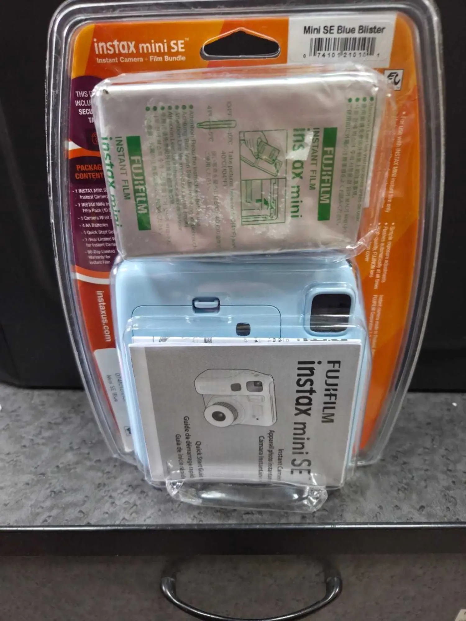 Фотокамера моментальной печати Fujifilm Instax mini SE синий + плёнка (3 / 3)